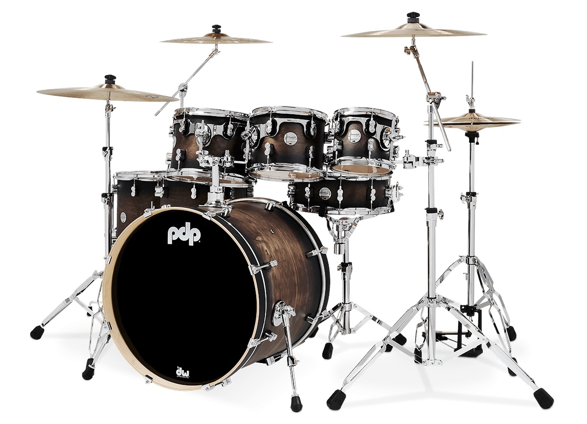 PDP Concept Maple 7 Piece Satin Charcoal Burst Laquer (obrázek 3)