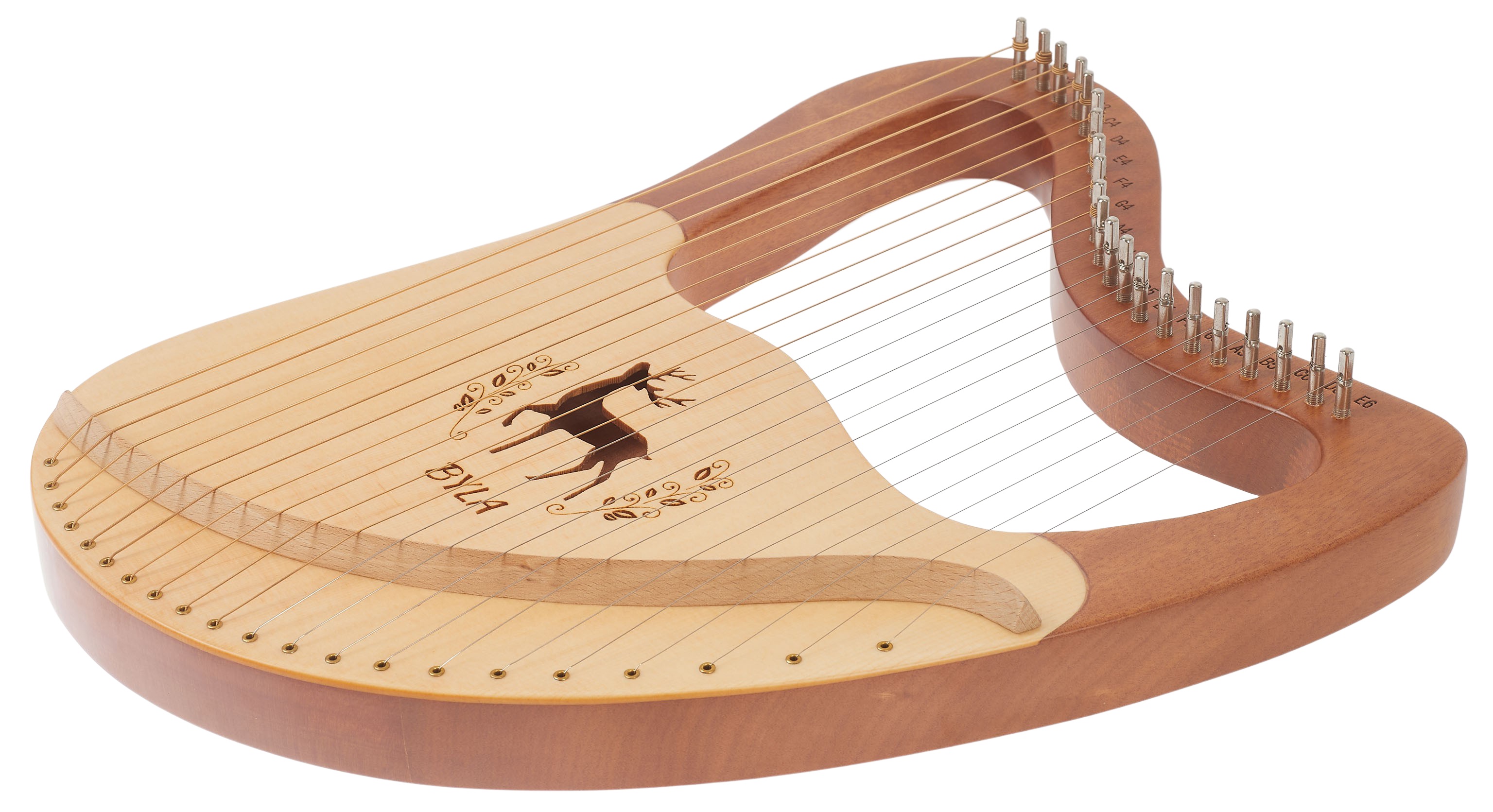 Byla Lyre Harp 21 Strings Wood (obrázek 3)