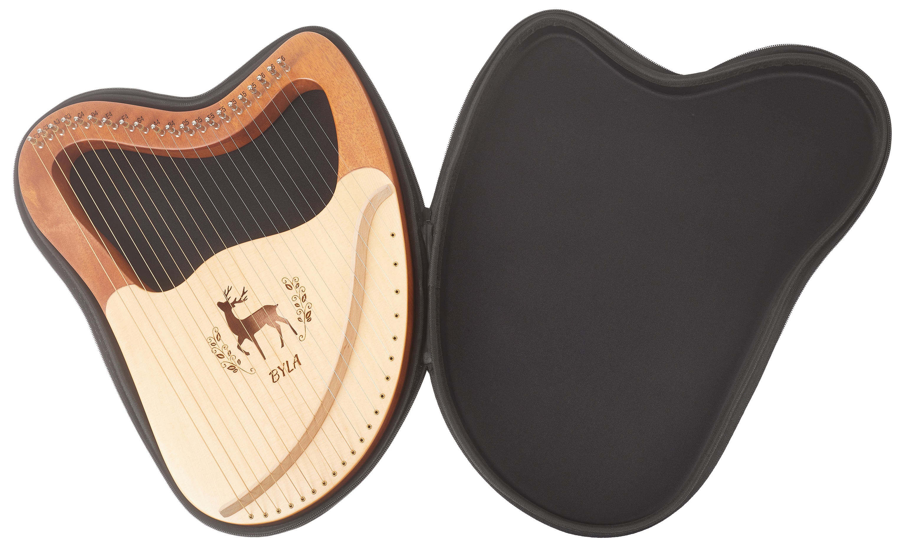 Byla Lyre Harp 21 Strings Wood (obrázek 6)