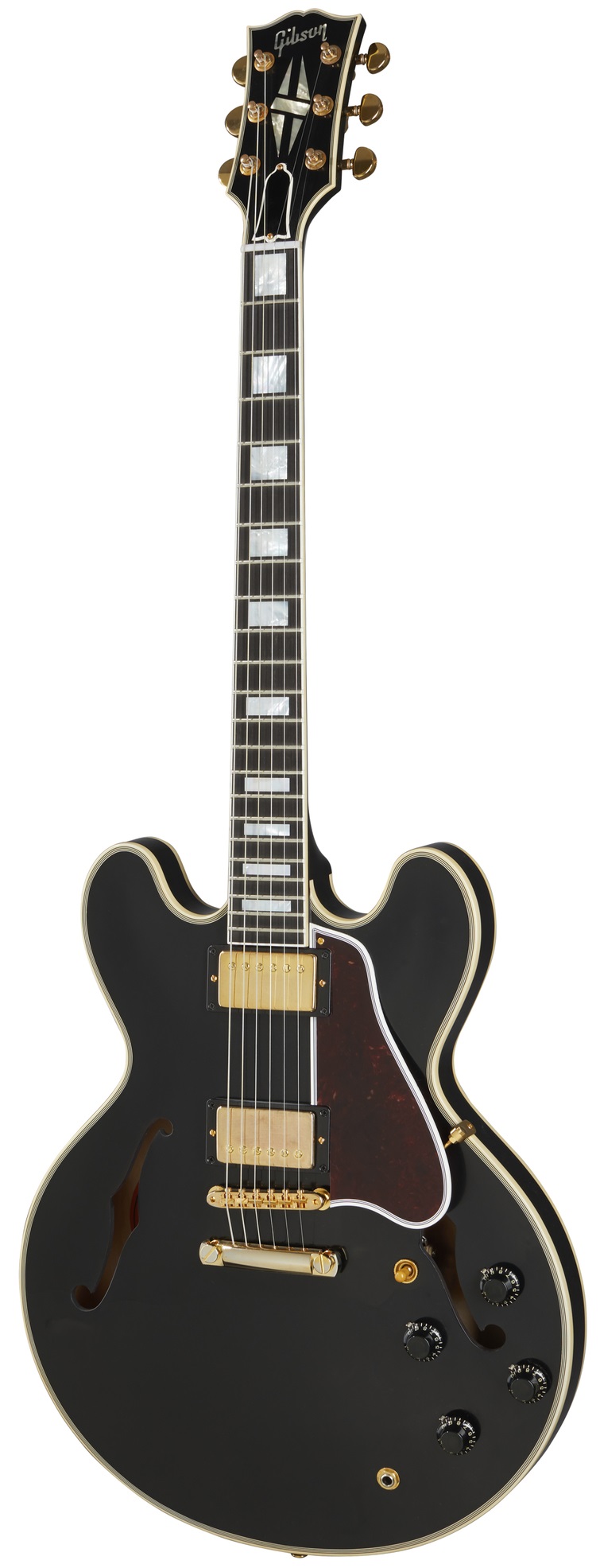 Levně Gibson Custom 1959 ES-355 Reissue Stop Bar VOS Ebony