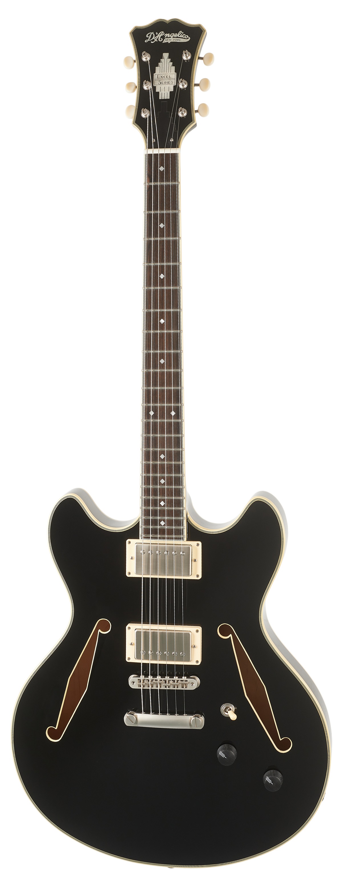 D'Angelico Excel DC Tour Collection Black