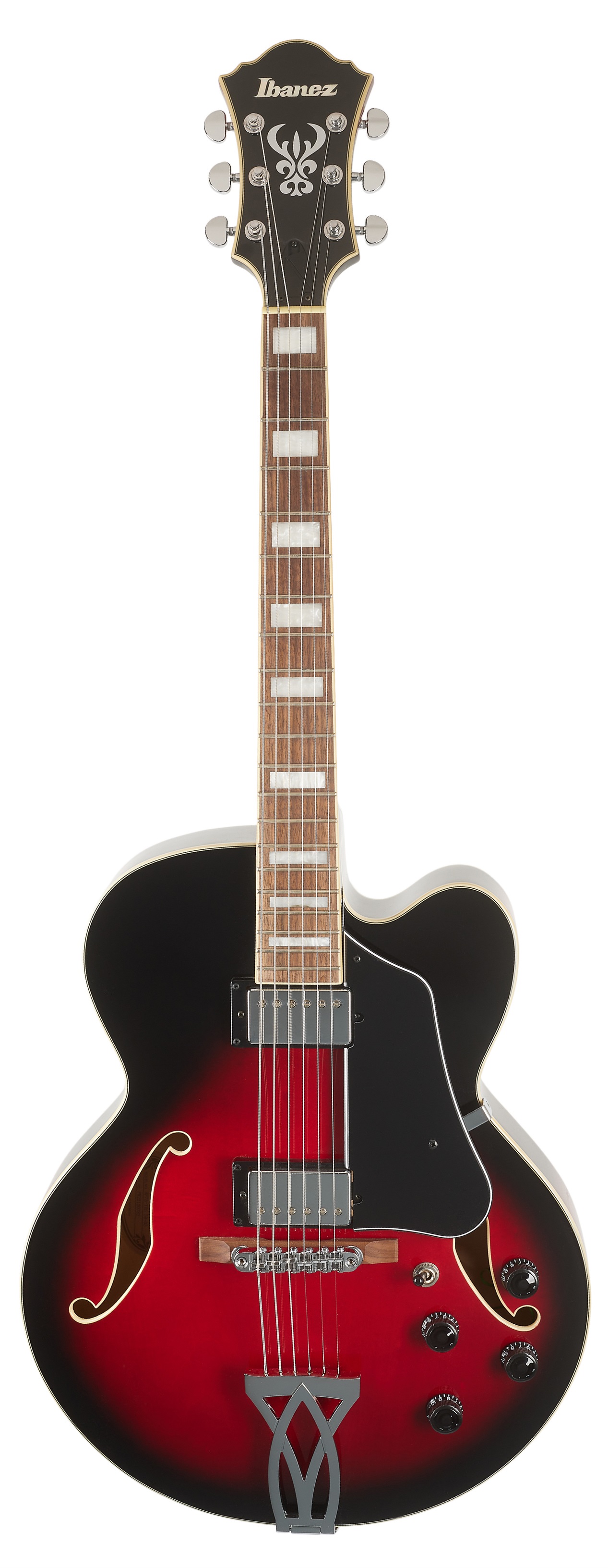 Levně Ibanez AF75 Transparent Red Sunburst