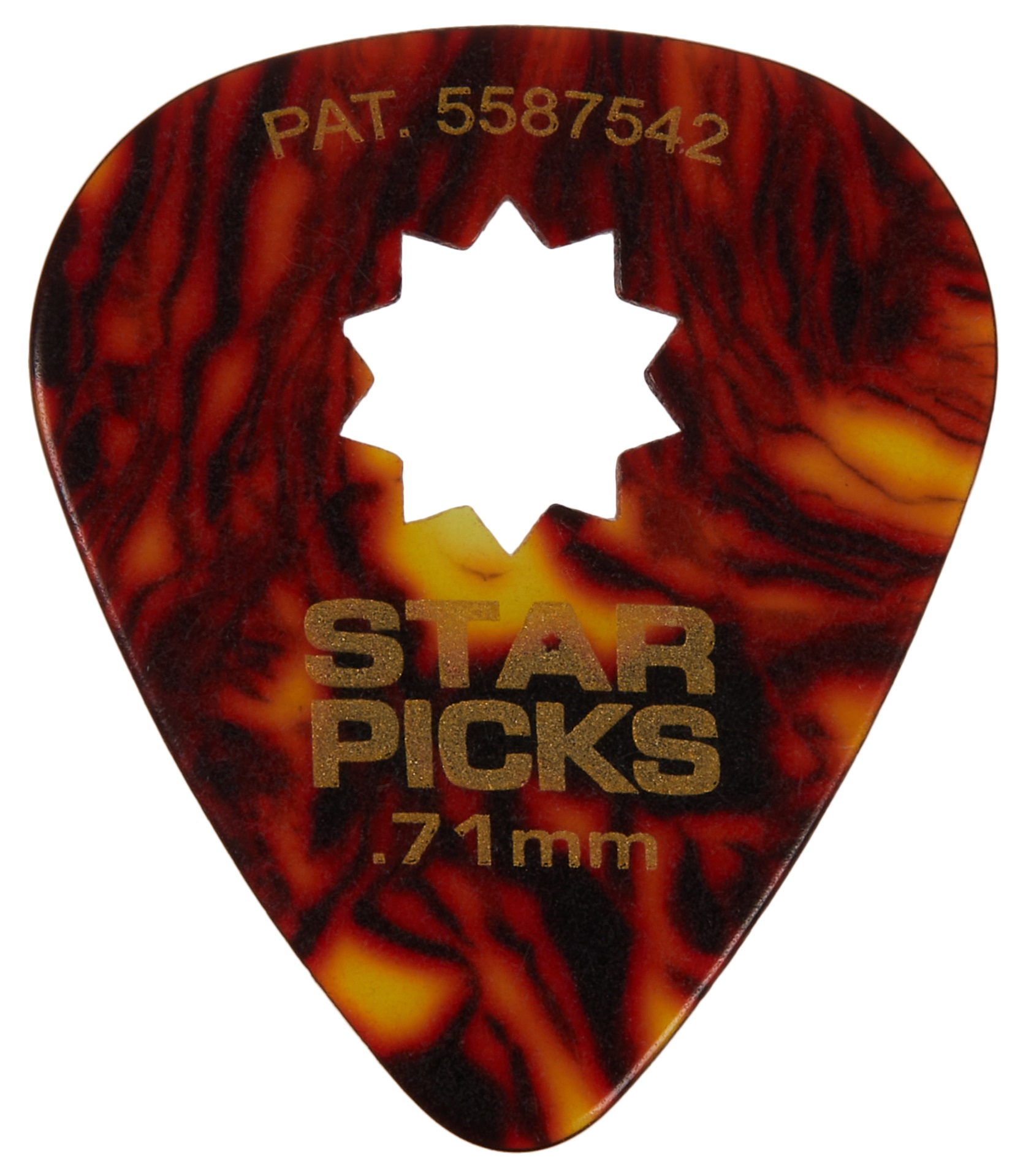 Levně Star Picks Tortoise Shell Medium 0.71 mm