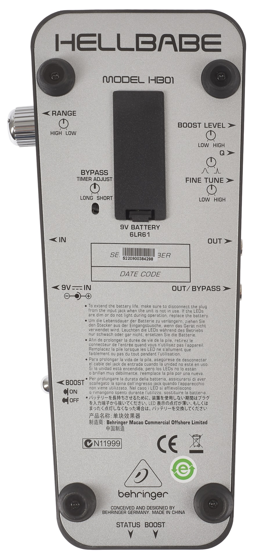 Behringer HB01 (obrázek 6)