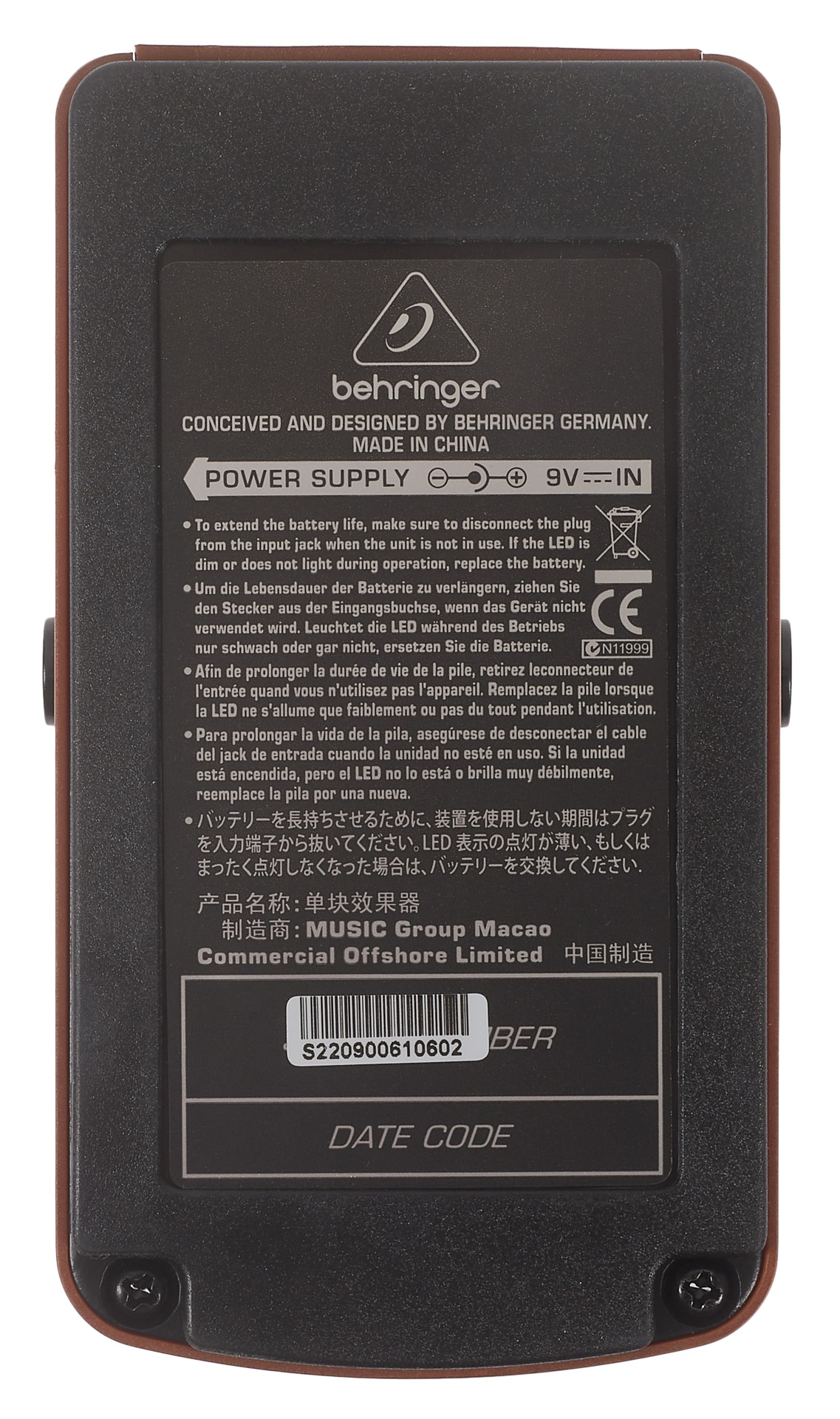 Behringer UT300 (obrázek 6)