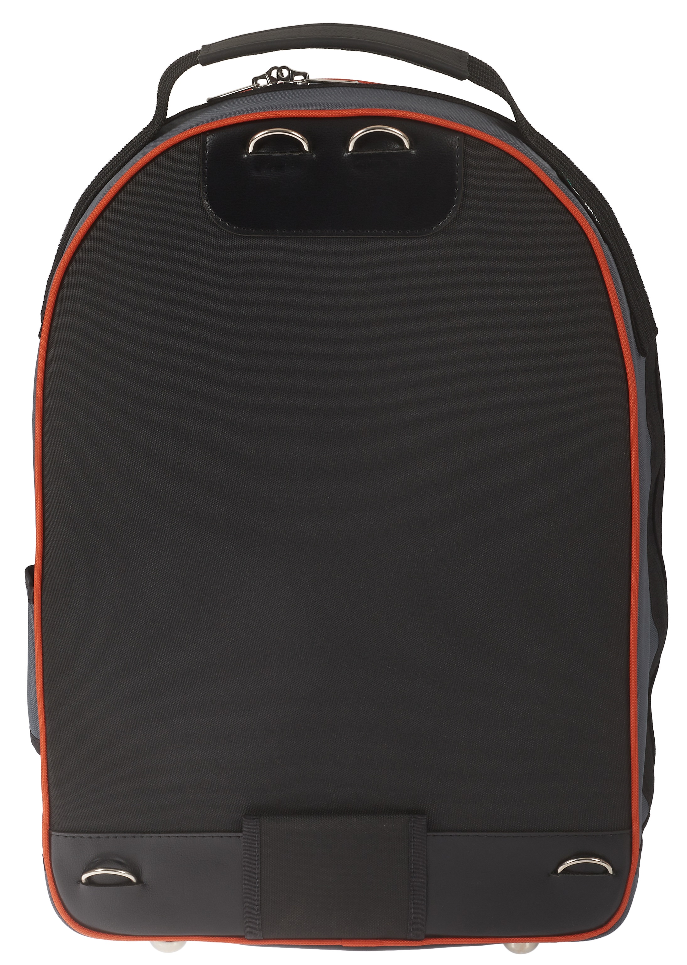 Marcus Bonna MB Backpack Bag, Black/Grey Nylon, Orange Piping, Bell Pr (obrázek 4)