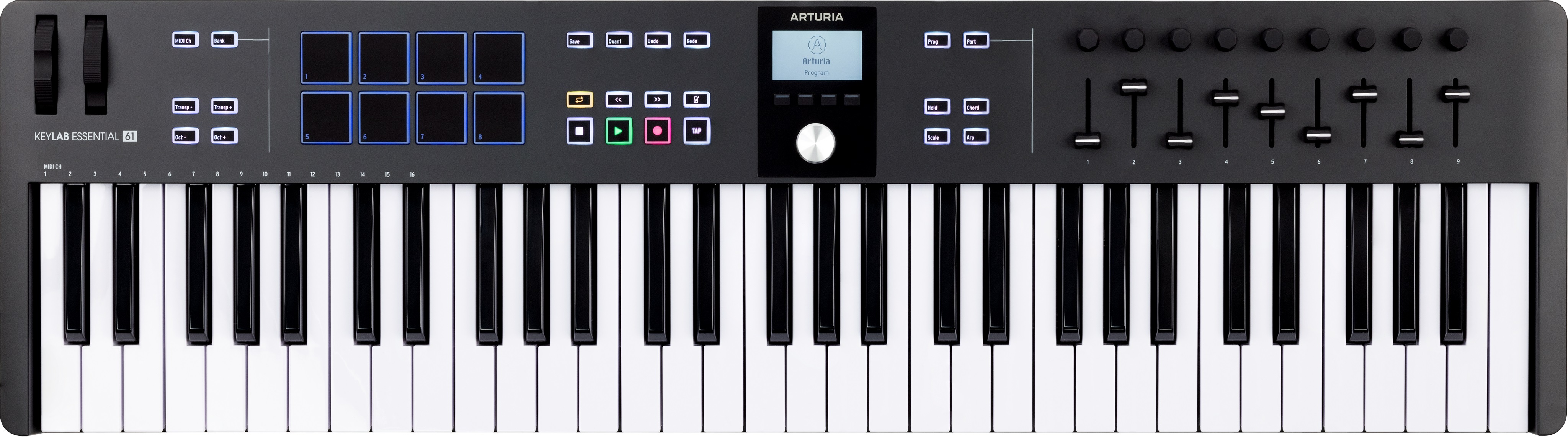 Levně Arturia KeyLab Essential 61 MK3 Black