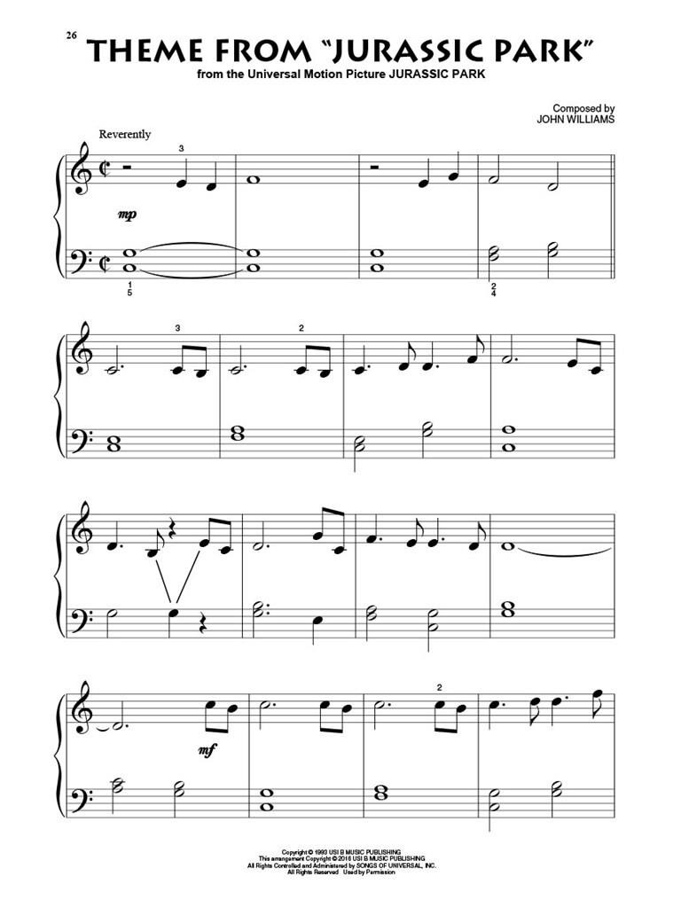 MS JOHN WILLIAMS FOR BEGINNING PIANO SOLO (obrázek 4)