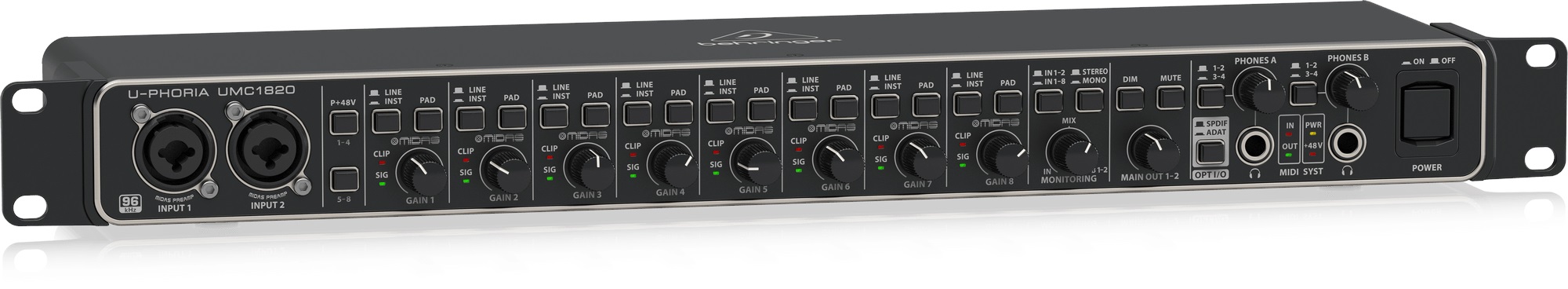 Behringer UMC1820 (obrázek 3)