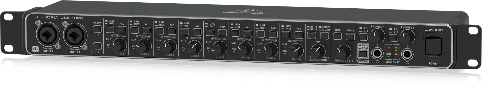 Behringer UMC1820 (obrázek 4)