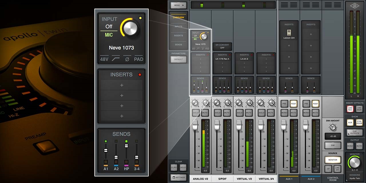 Universal Audio Apollo Twin USB Heritage Edition (obrázek 5)