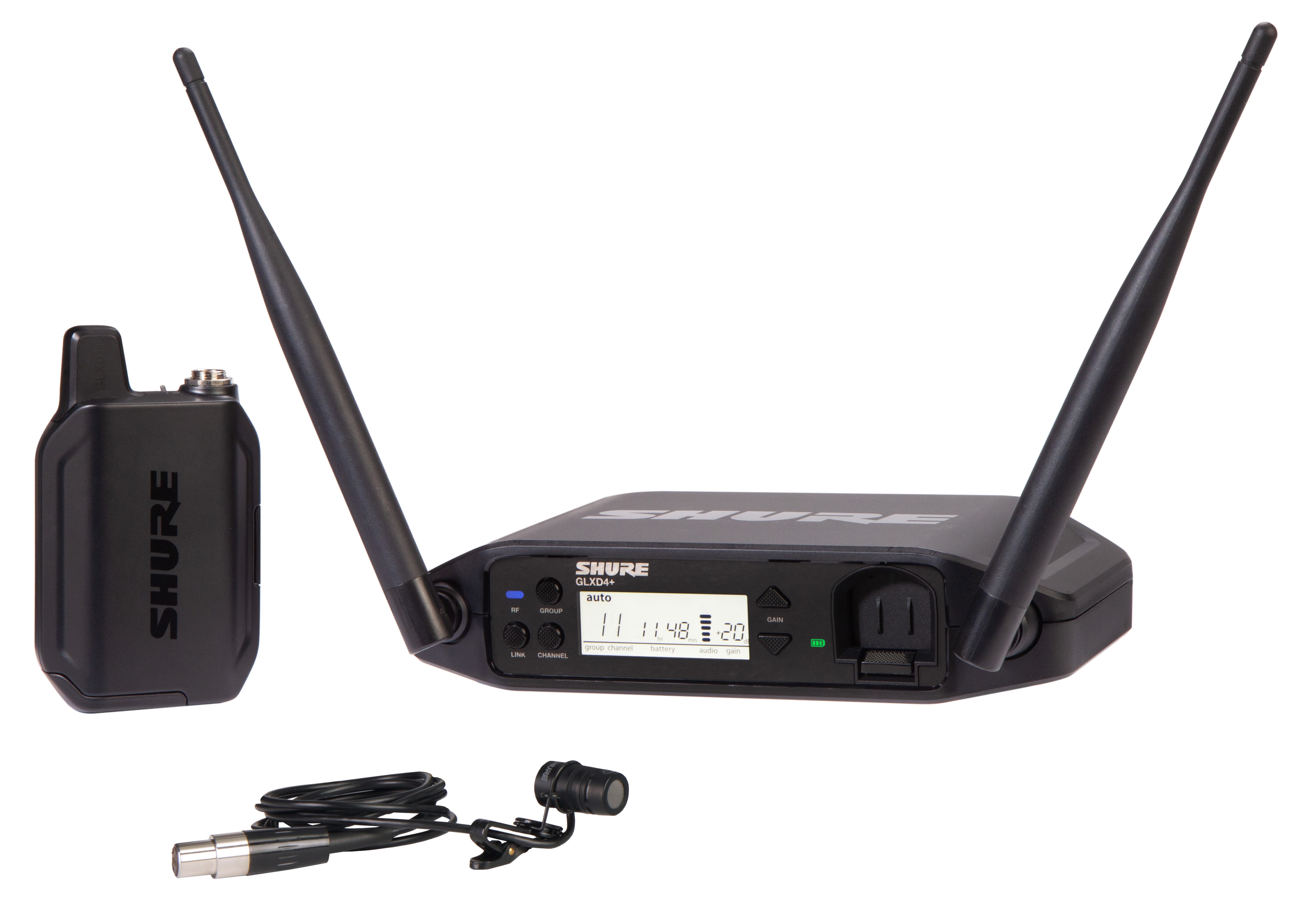 Levně Shure GLXD14+ LAVALIER SYSTEM W/WL185