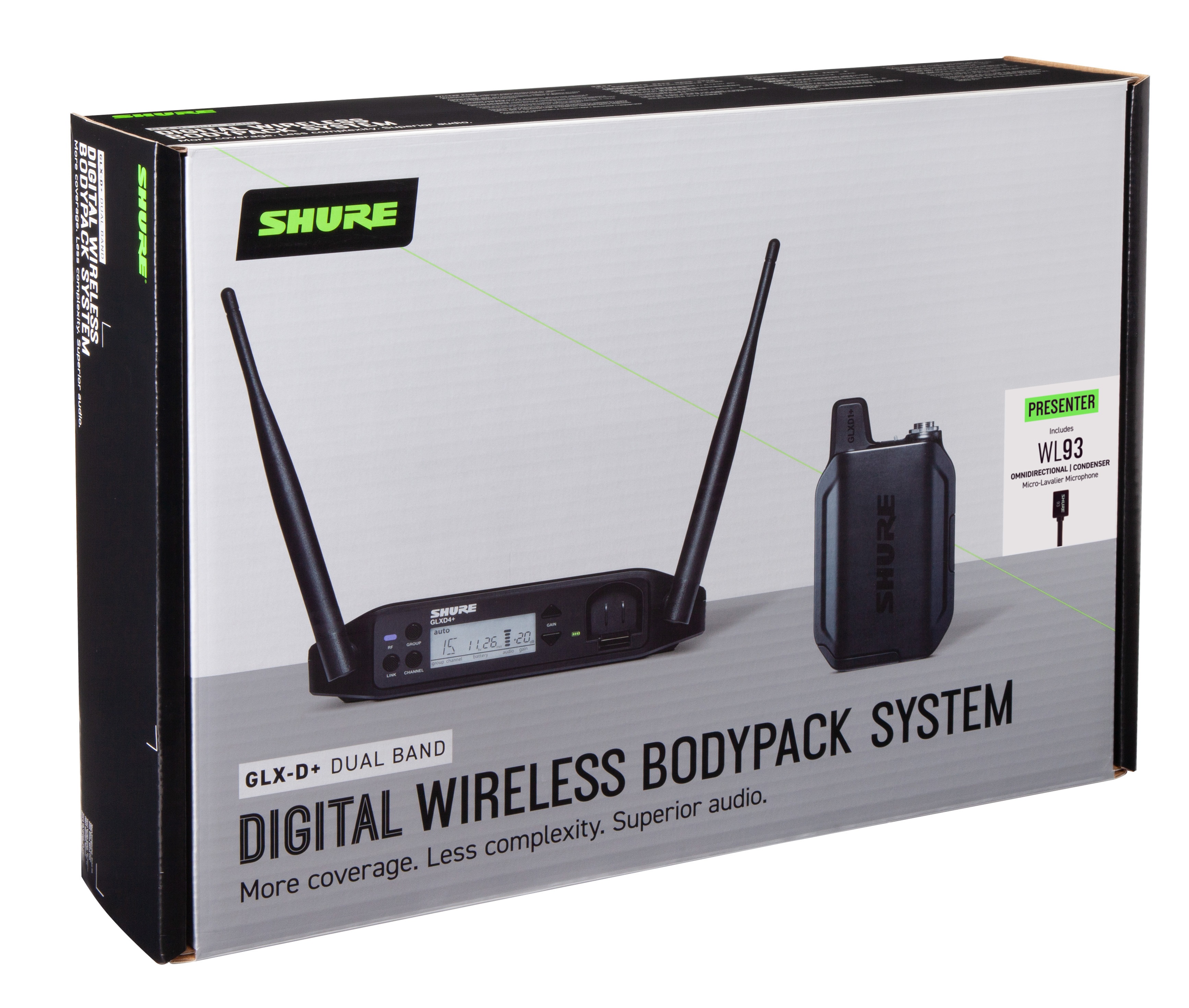 Shure GLXD14+ LAVALIER SYSTEM W/WL93 (obrázek 12)