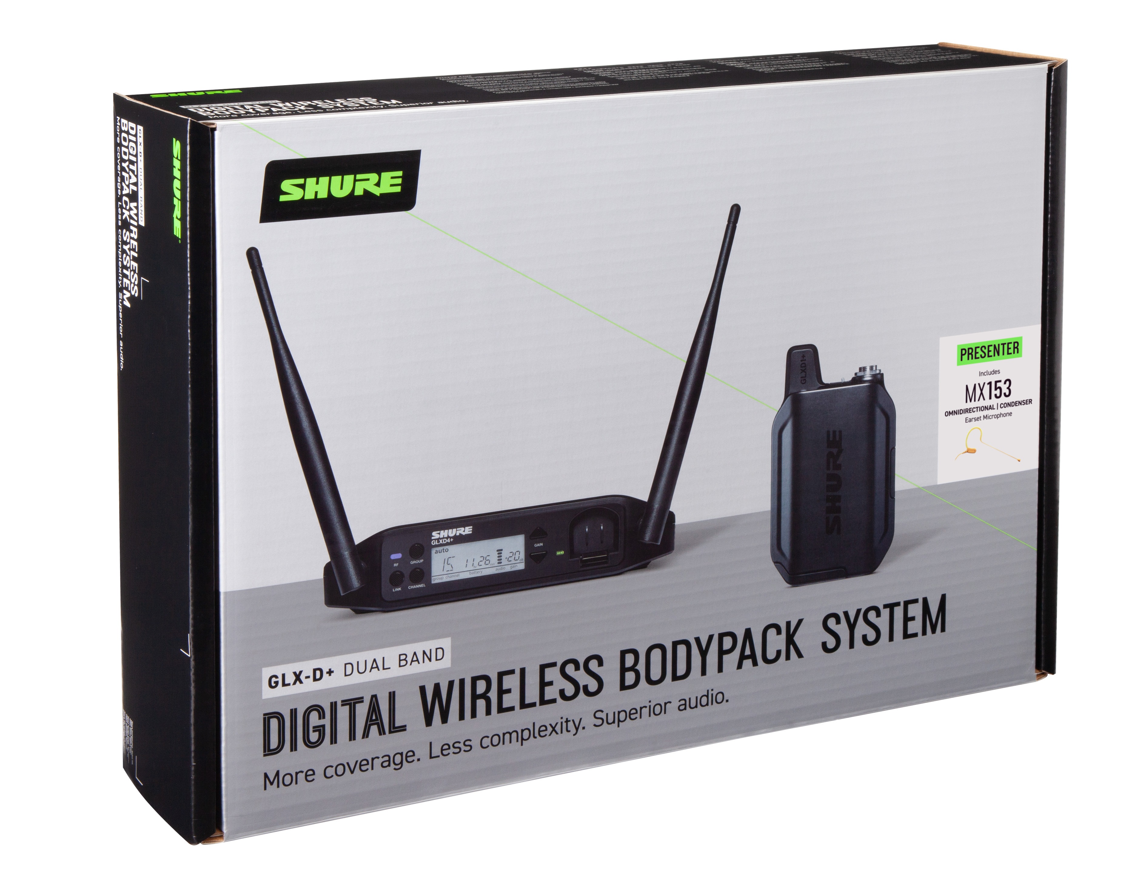 Shure GLXD14+ HEADSET SYSTEM W/MX153 (obrázek 10)