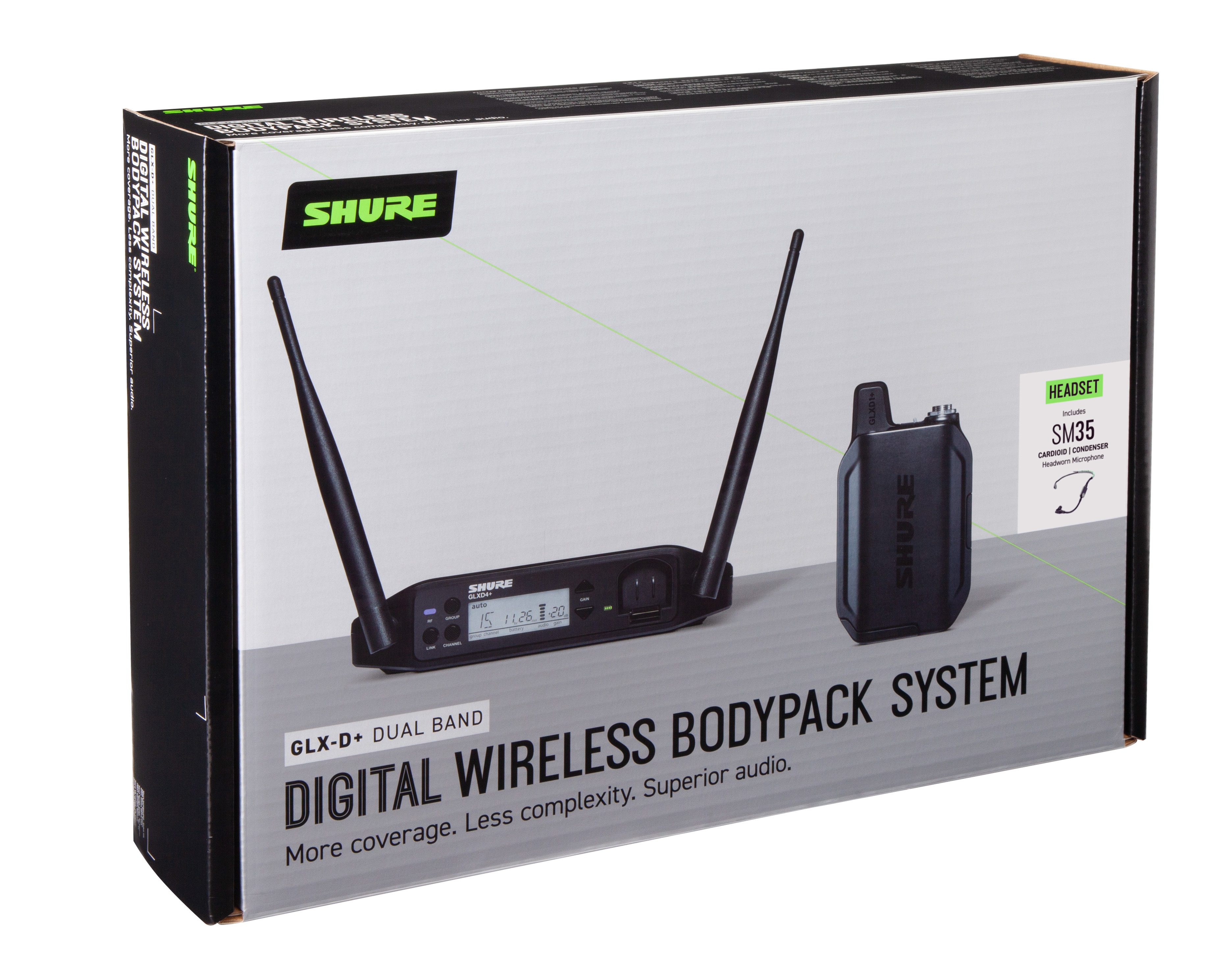 Shure GLXD14+ HEADSET SYSTEM W/SM35 (obrázek 11)