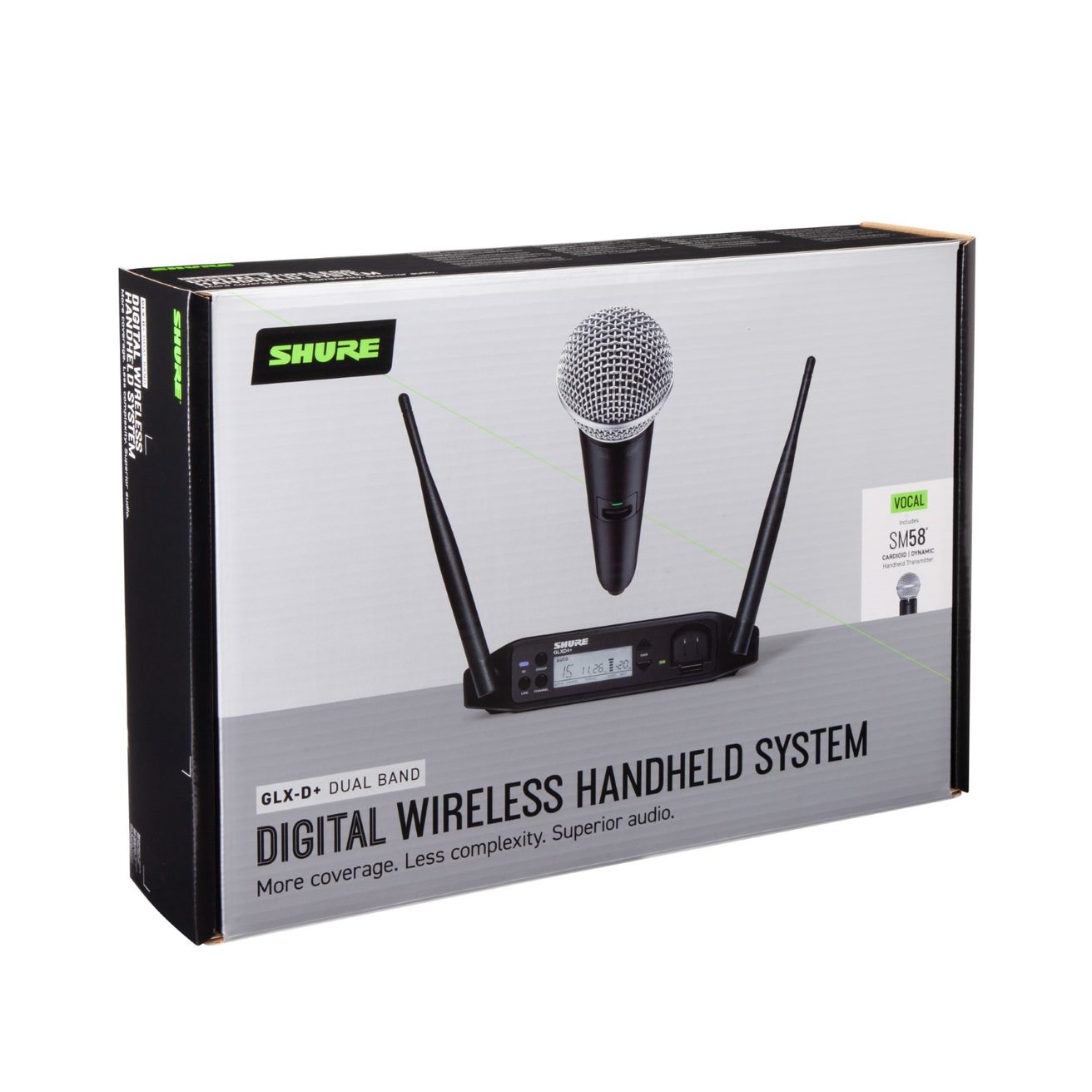 Shure GLXD24+ VOCAL SYSTEM W/SM58 (obrázek 7)