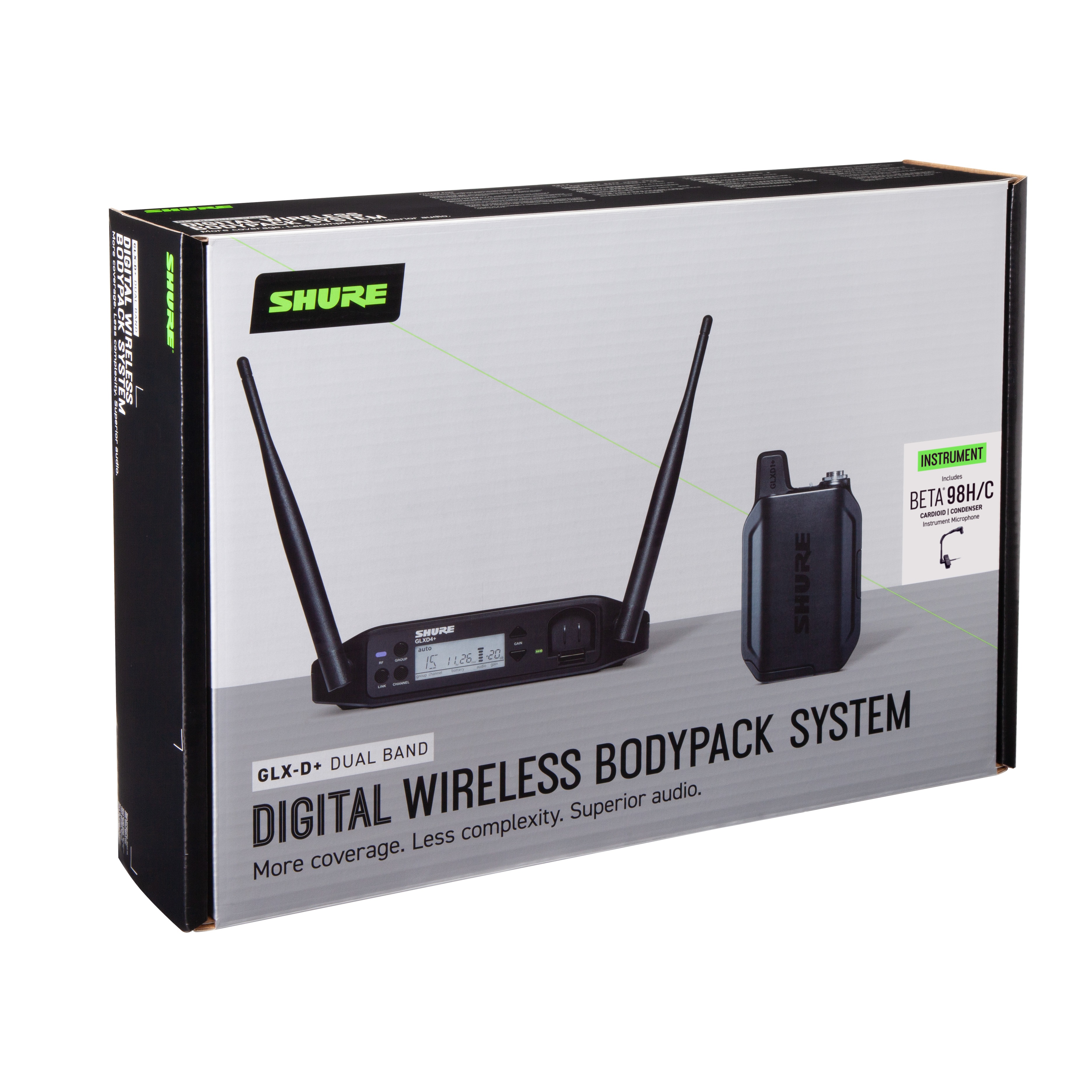 Shure GLXD14+ INSTRUMENT SYSTEM W/BETA98 (obrázek 3)