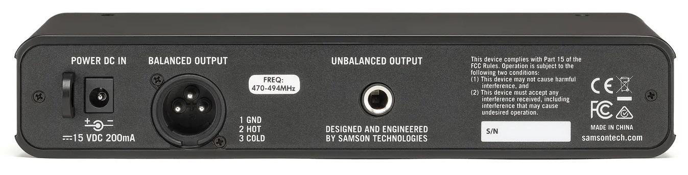 Samson Concert 88x Headset G (obrázek 3)