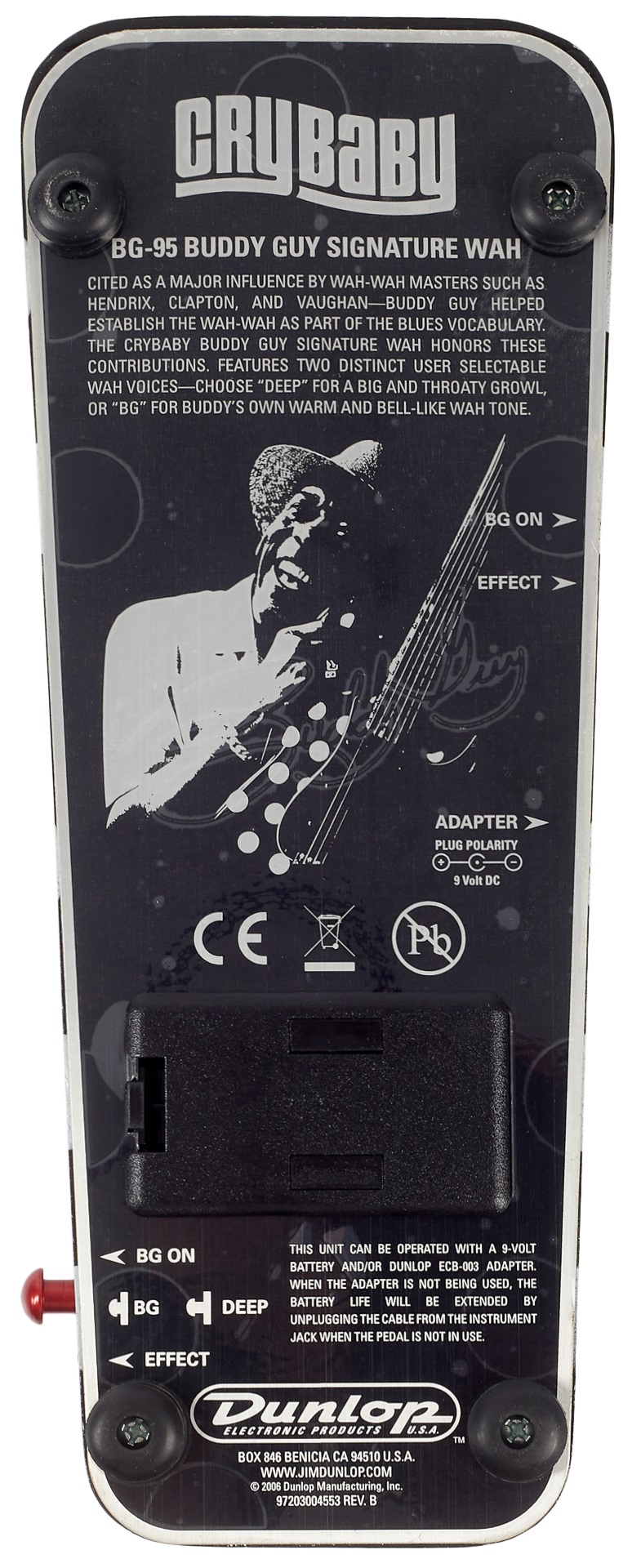 Dunlop Buddy Guy Signature Cry Baby Wah Wah (obrázek 6)