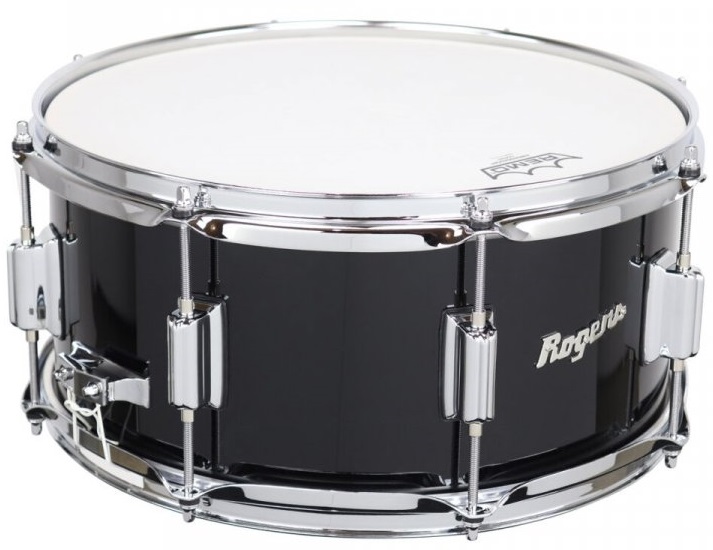 Levně Rogers 14" x 6,5" PowerTone Piano Black Gloss