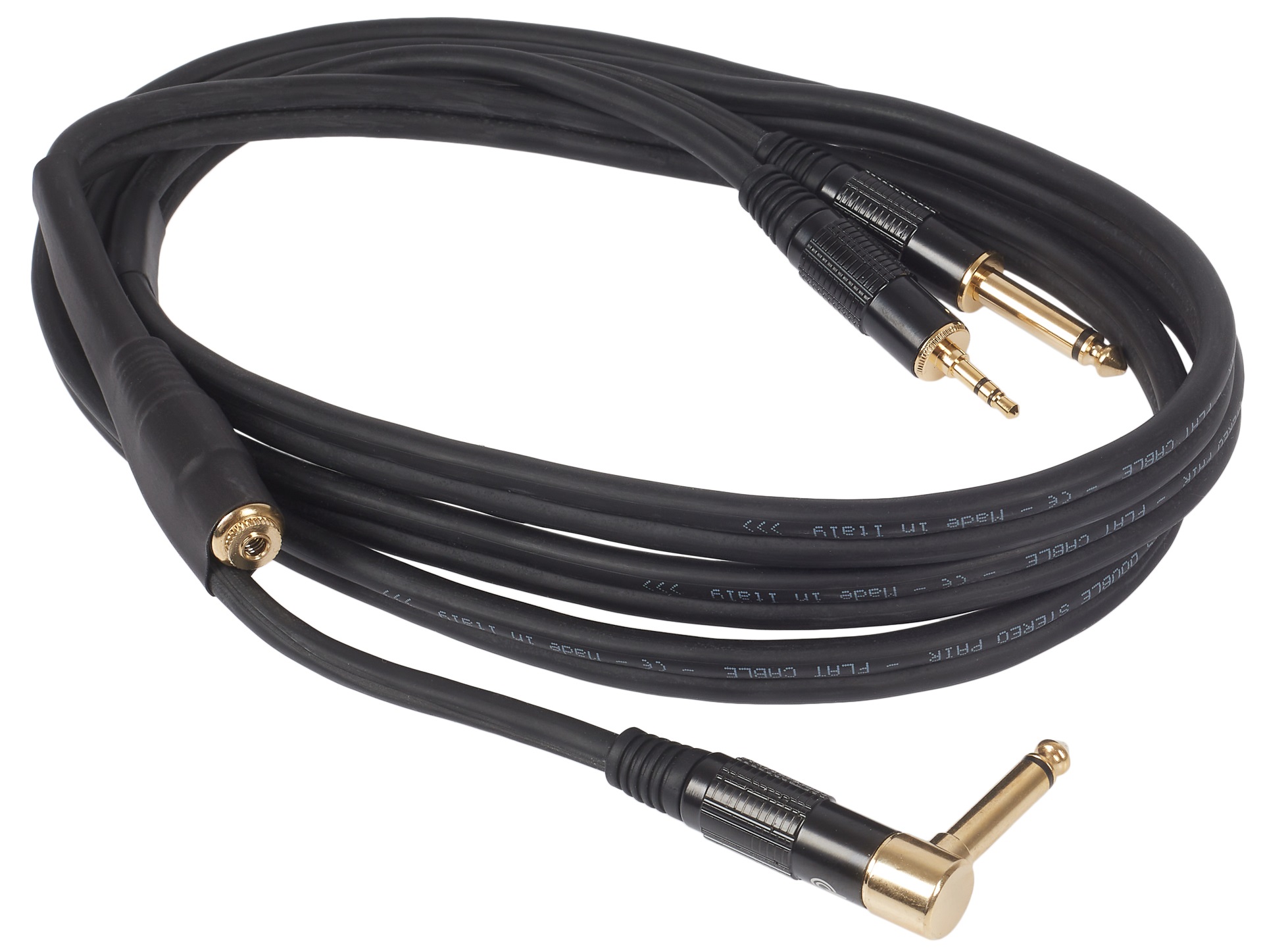 Bespeco Eagle Pro Instrument & Headphone Cable 2 m Angled (obrázek 3)