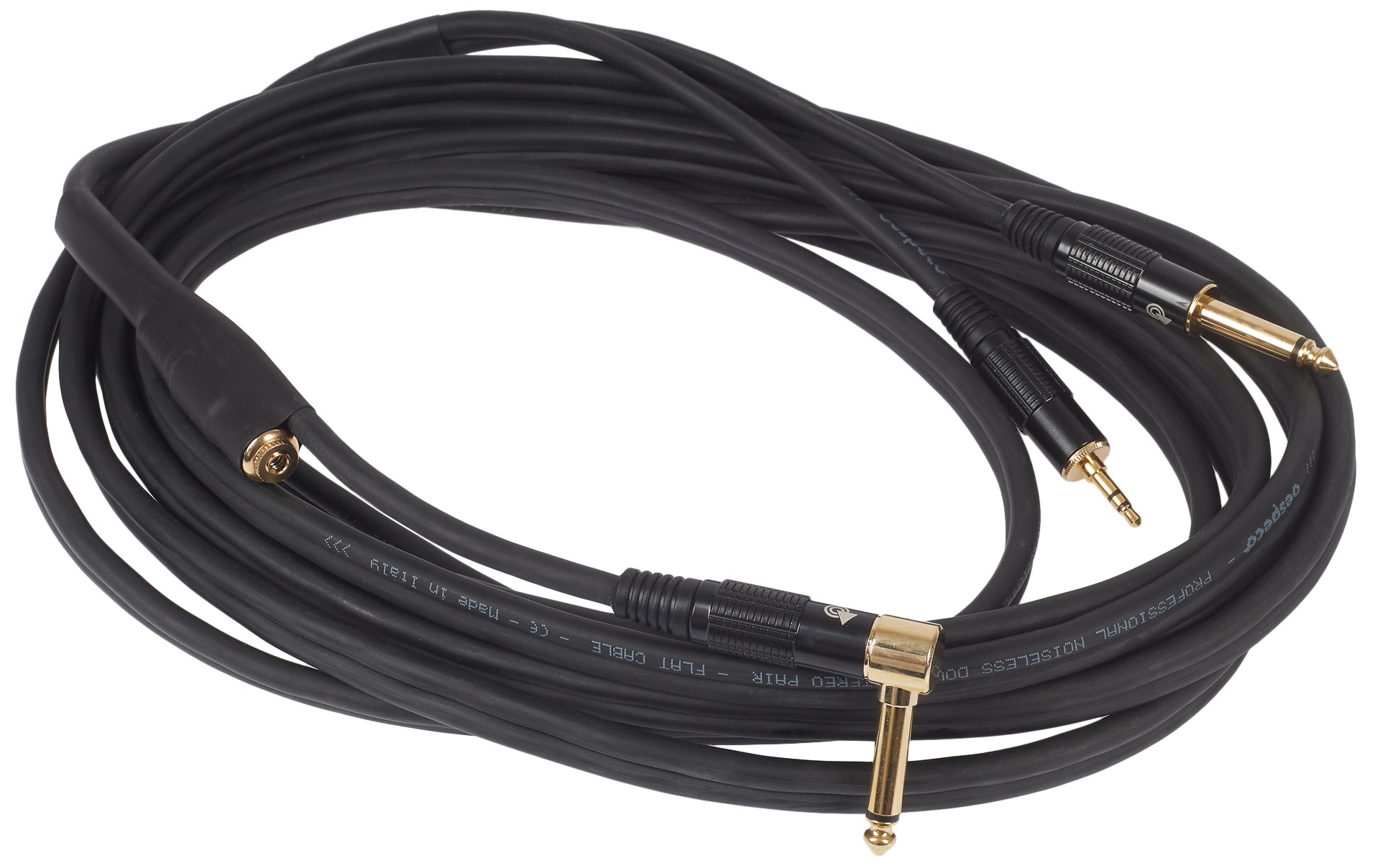 Bespeco Eagle Pro Instrument & Headphone Cable 5 m Angled (obrázek 3)