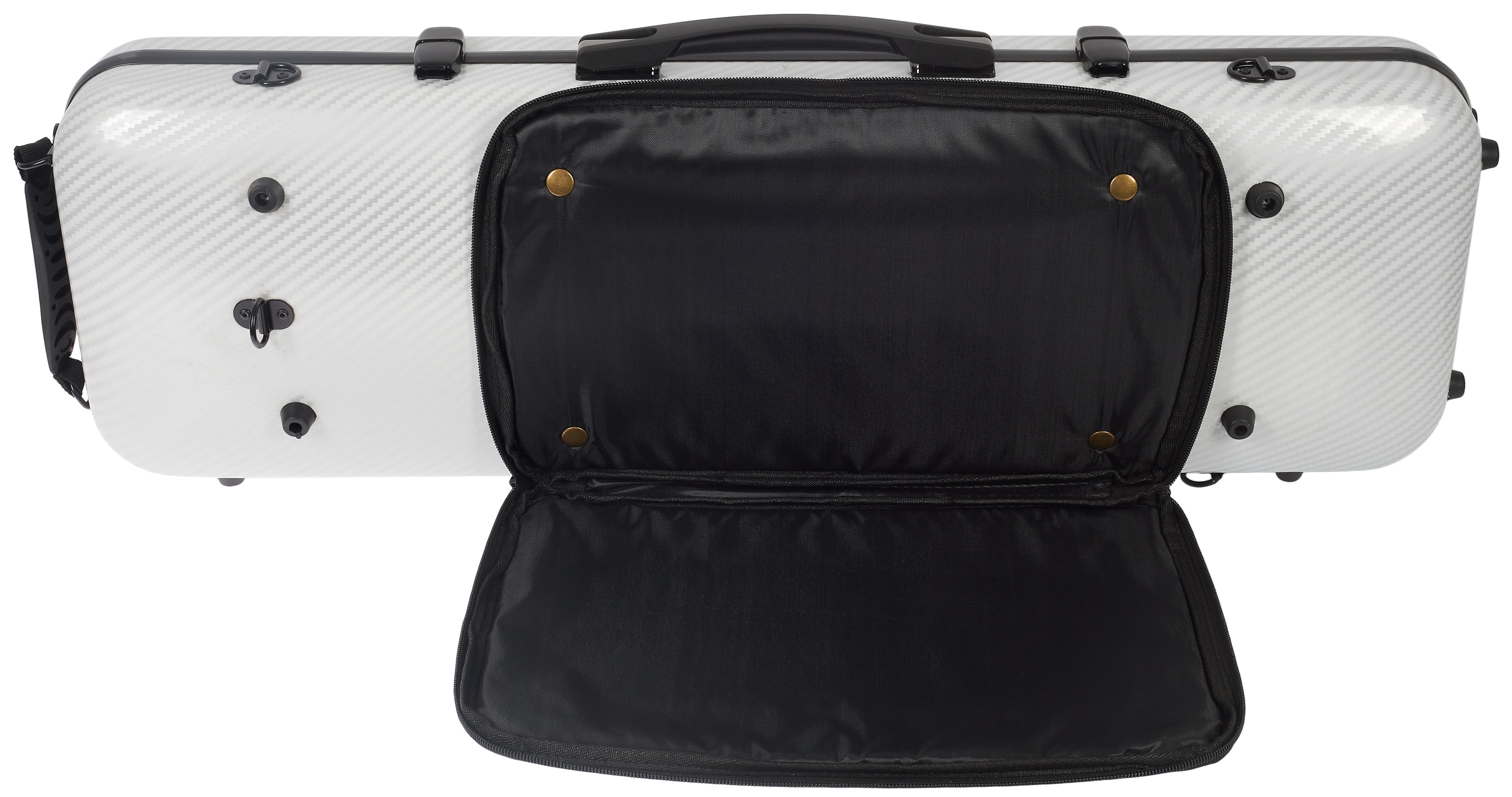 Bacio Instruments Fiber Composite Violin Oblong Case WMBB WH (obrázek 7)