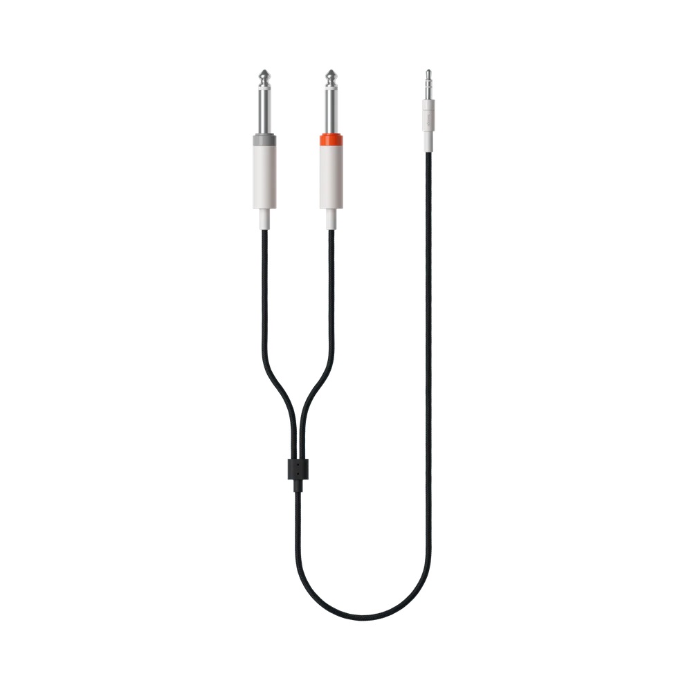Levně Teenage Engineering field textile audio cable, 3.5 mm - 2x 6.35 mm