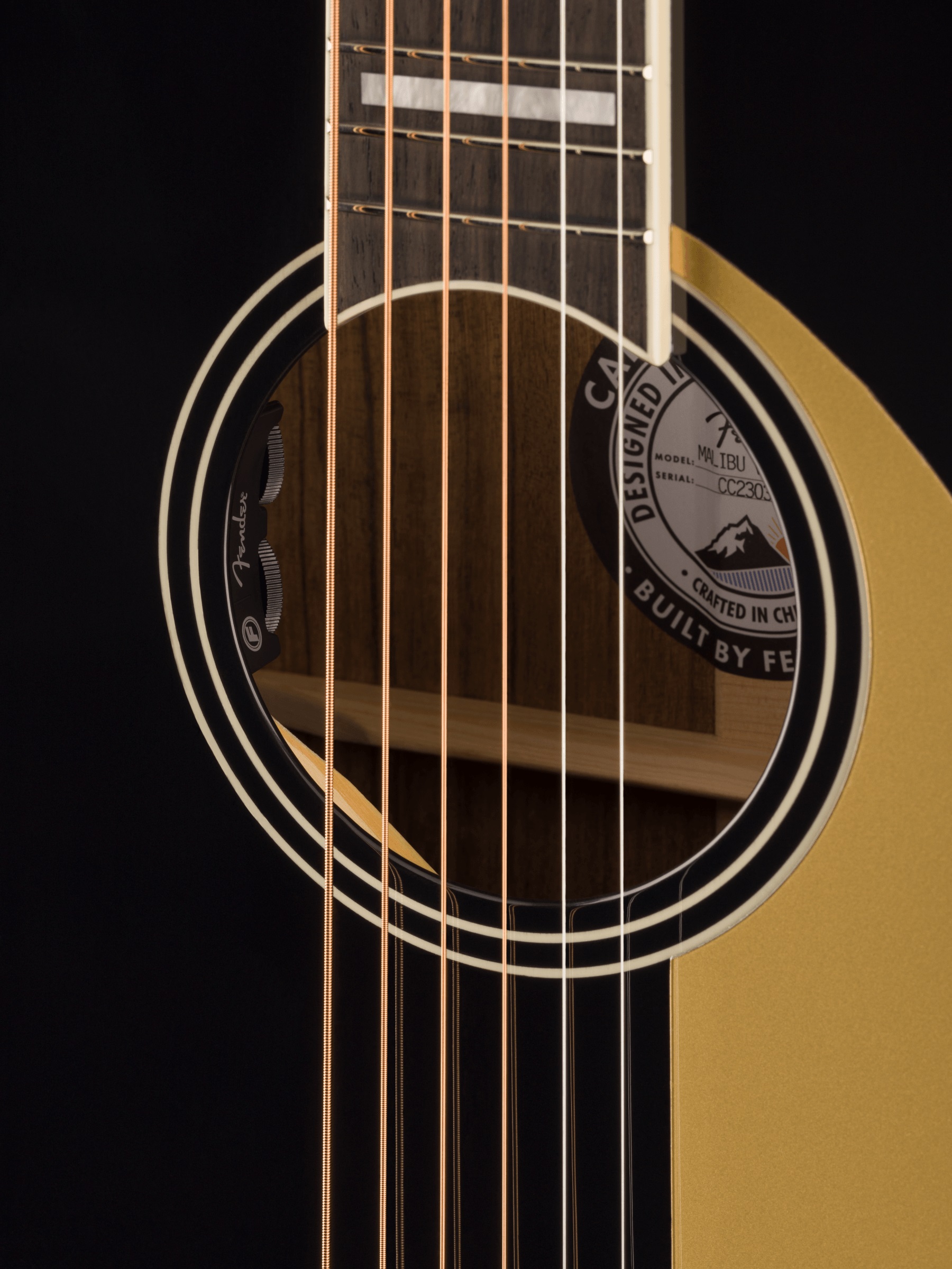 Fender Malibu Vintage BLK (obrázek 4)