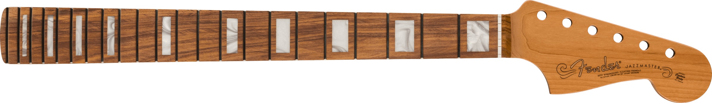 Levně Fender Roasted Jazzmaster Neck, Block Inlays, 22 Medium Jumbo Frets, 9