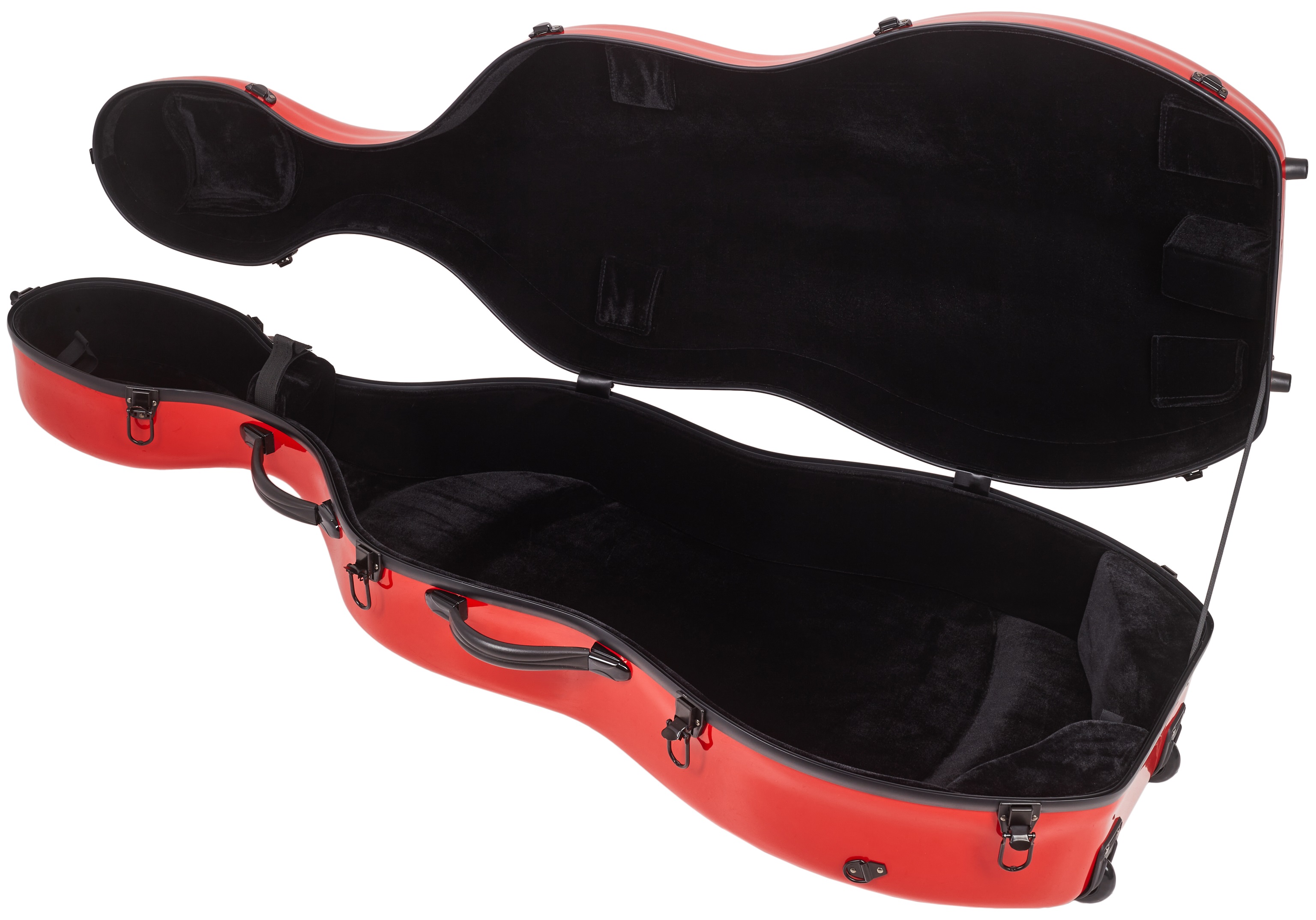 Bacio Instruments Fiberglass Cello Case RD 4/4 (obrázek 5)