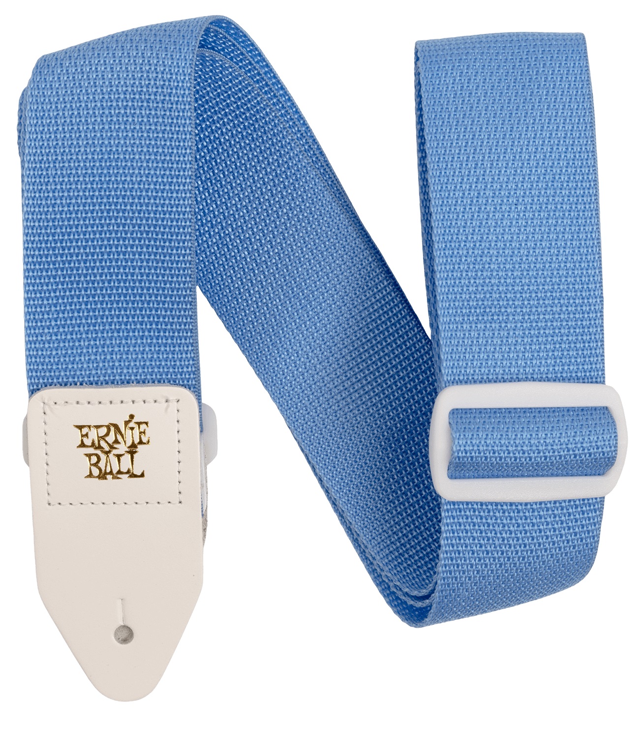 Ernie Ball Polypro Strap Soft Blue & White
