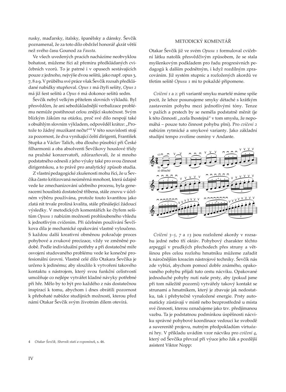 KN Otakar Ševčík - Škola houslové techniky op. 1, sešit 3, výměny polo (obrázek 4)