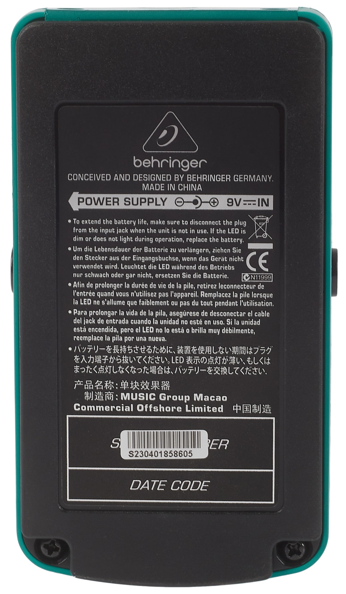 Behringer CS400 (obrázek 5)