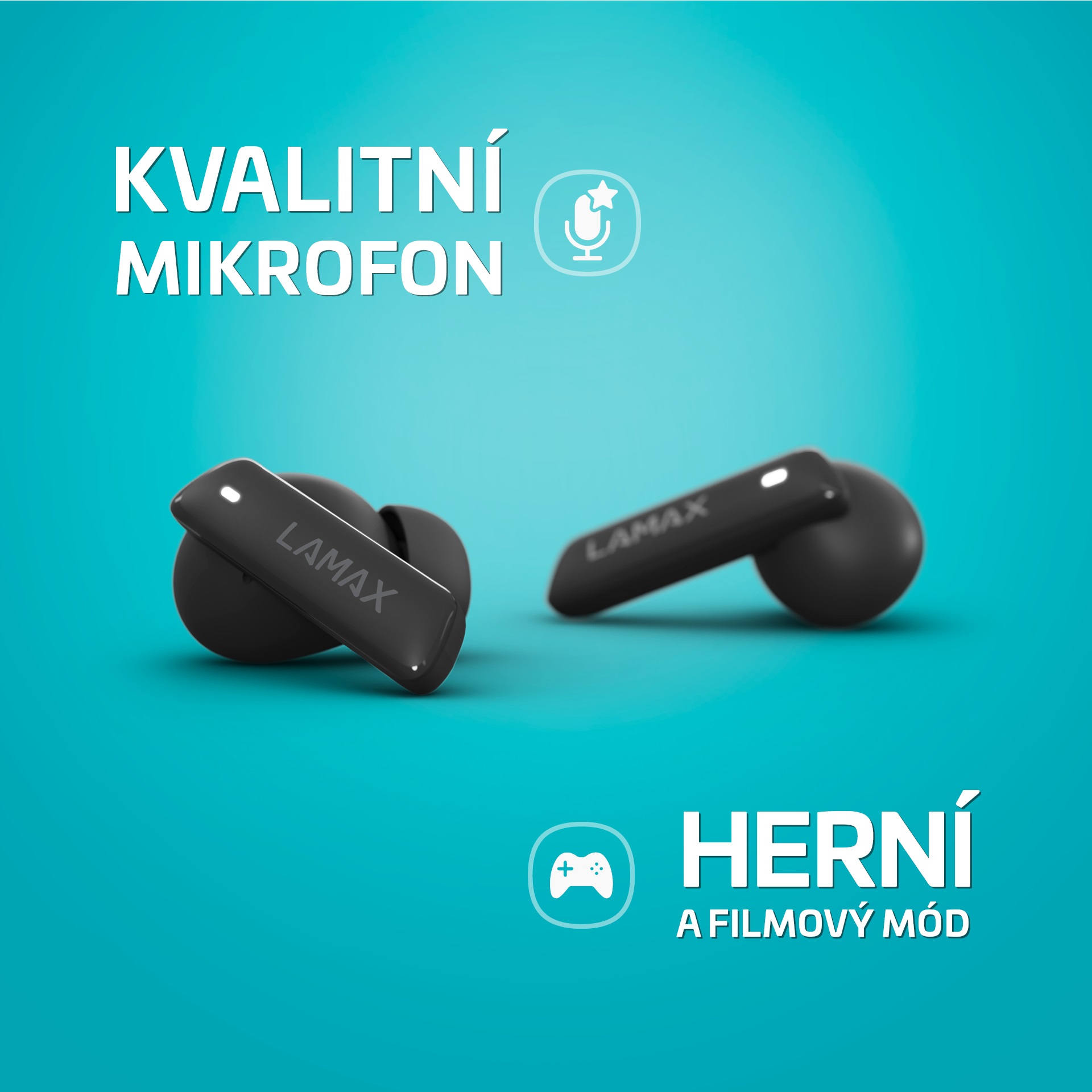 LAMAX Clips1 ANC Black (rozbalené) (obrázek 4)