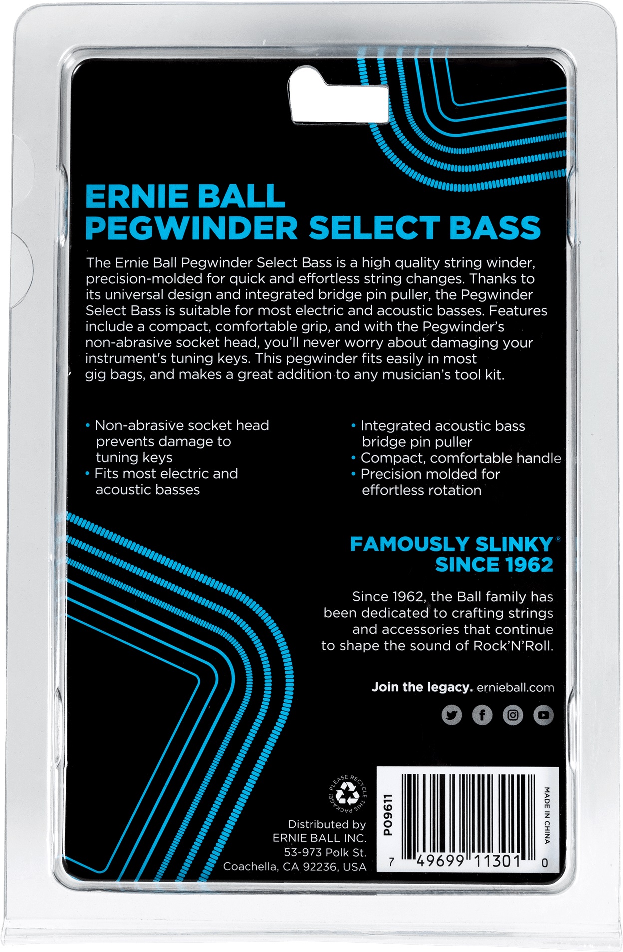 Ernie Ball Pegwinder Select Bass (obrázek 4)