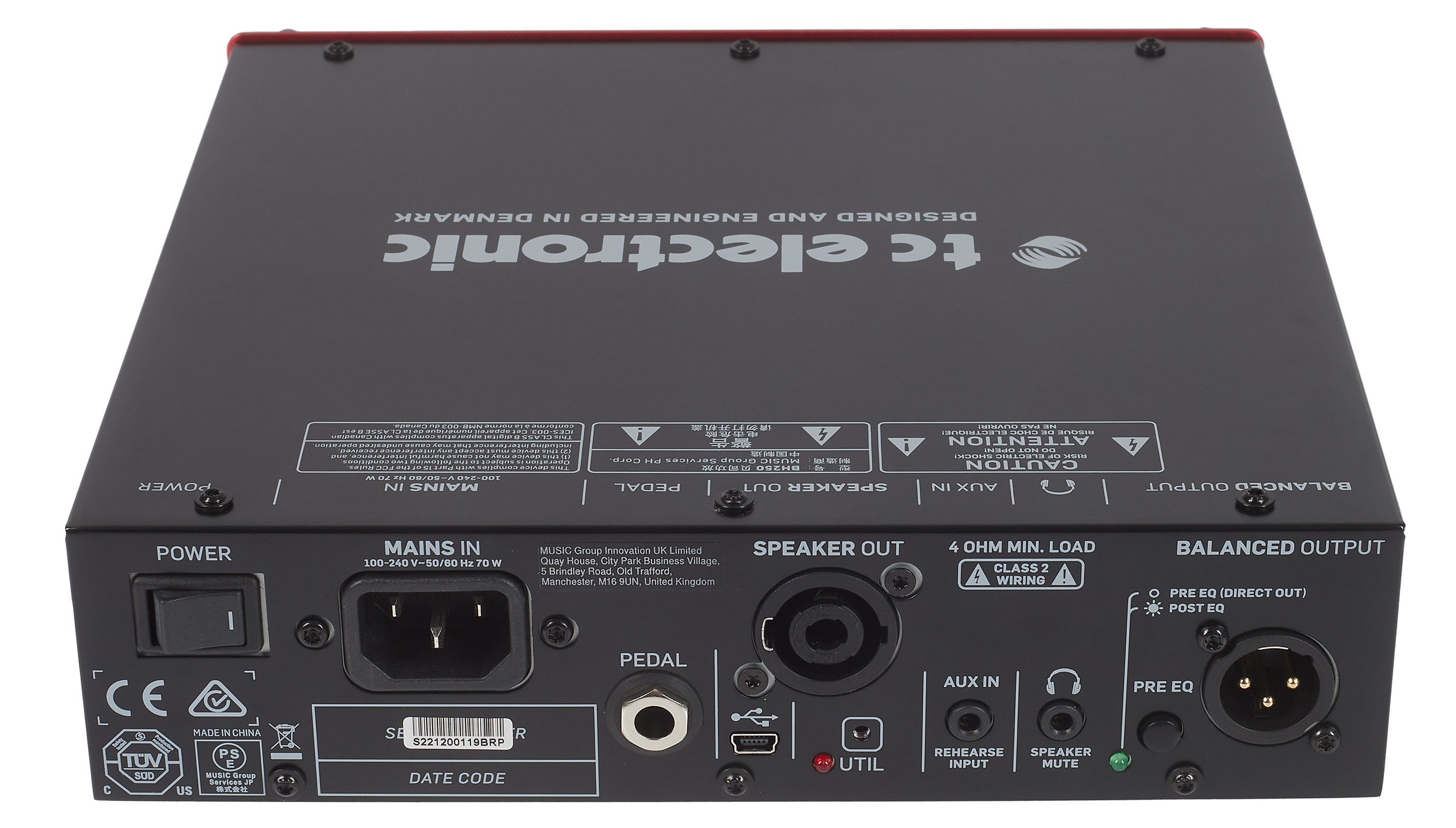 TC Electronic BH 250 (obrázek 4)