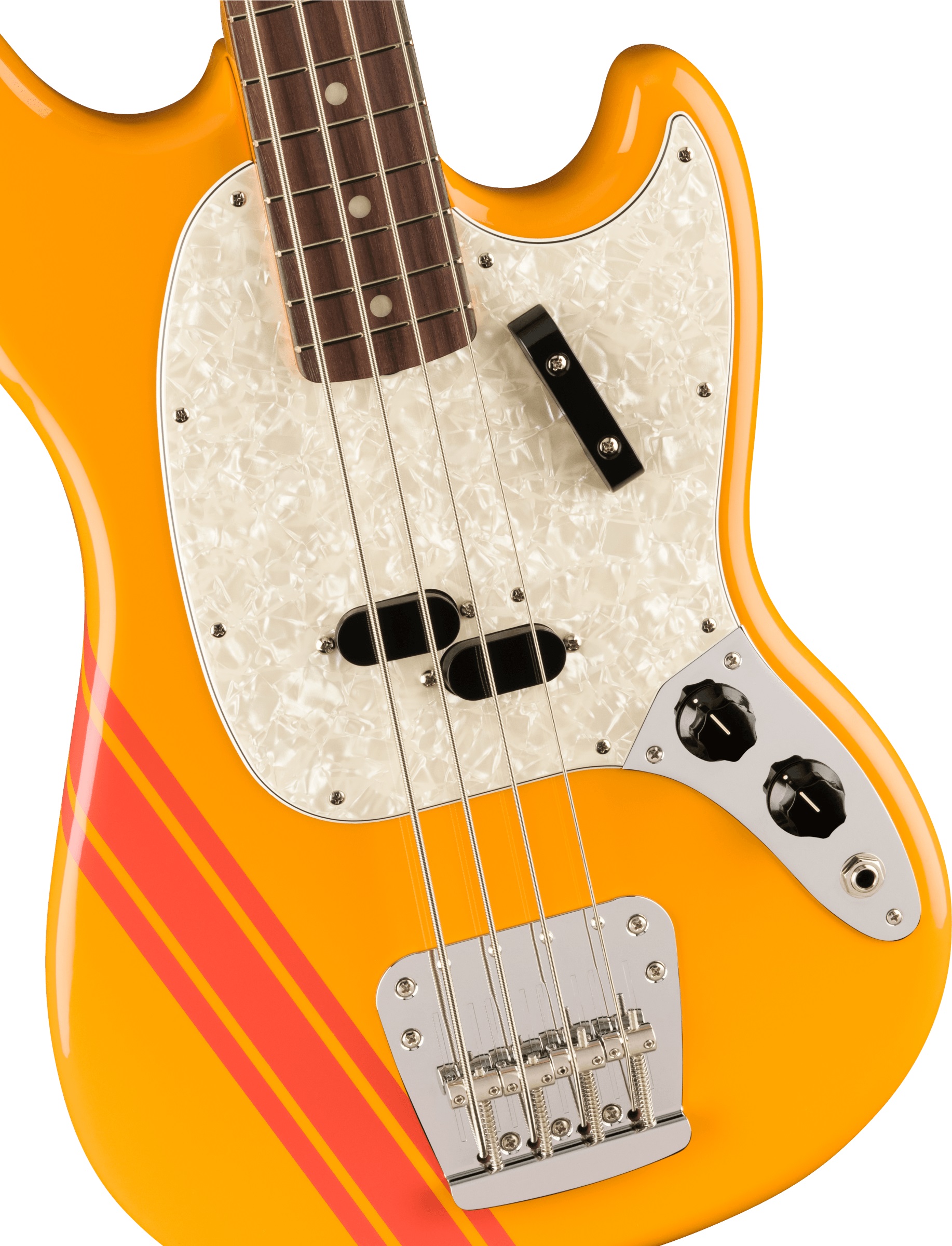 Fender Vintera II 70s Mustang Bass RW Competition Orange (obrázek 3)