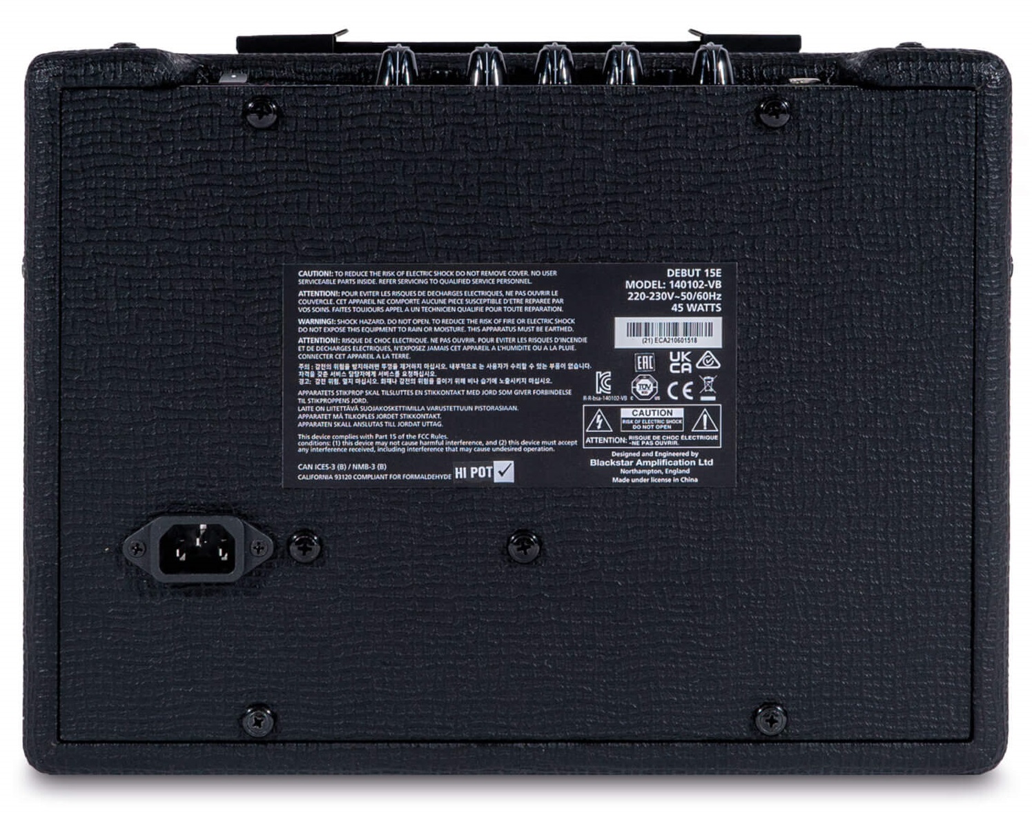 Blackstar Debut 15E Black (obrázek 5)