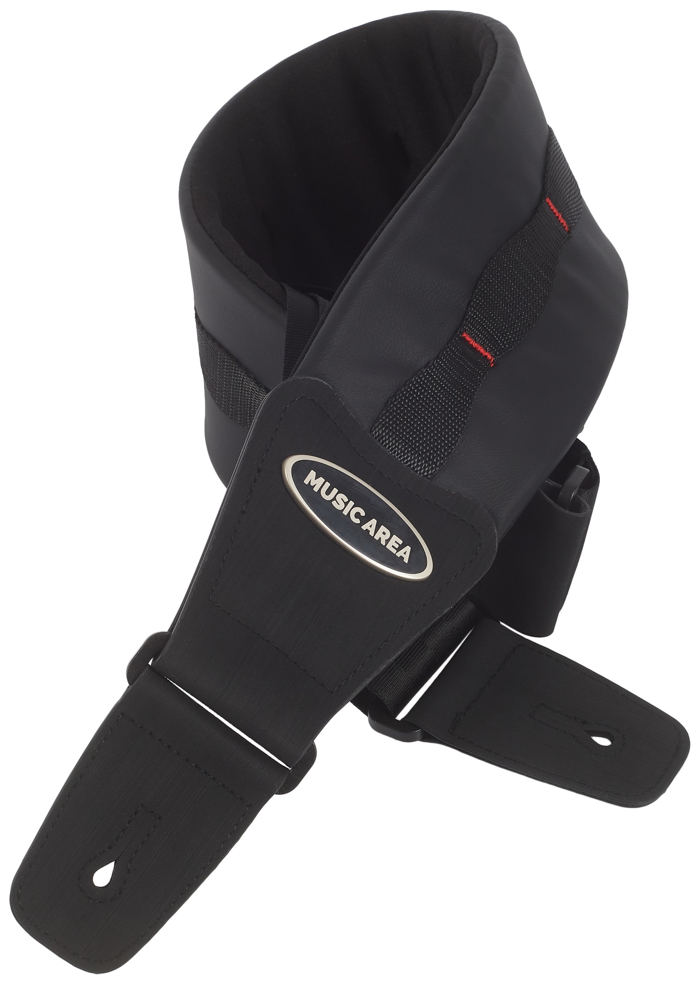 Music Area Strap Black Wide Long (obrázek 3)
