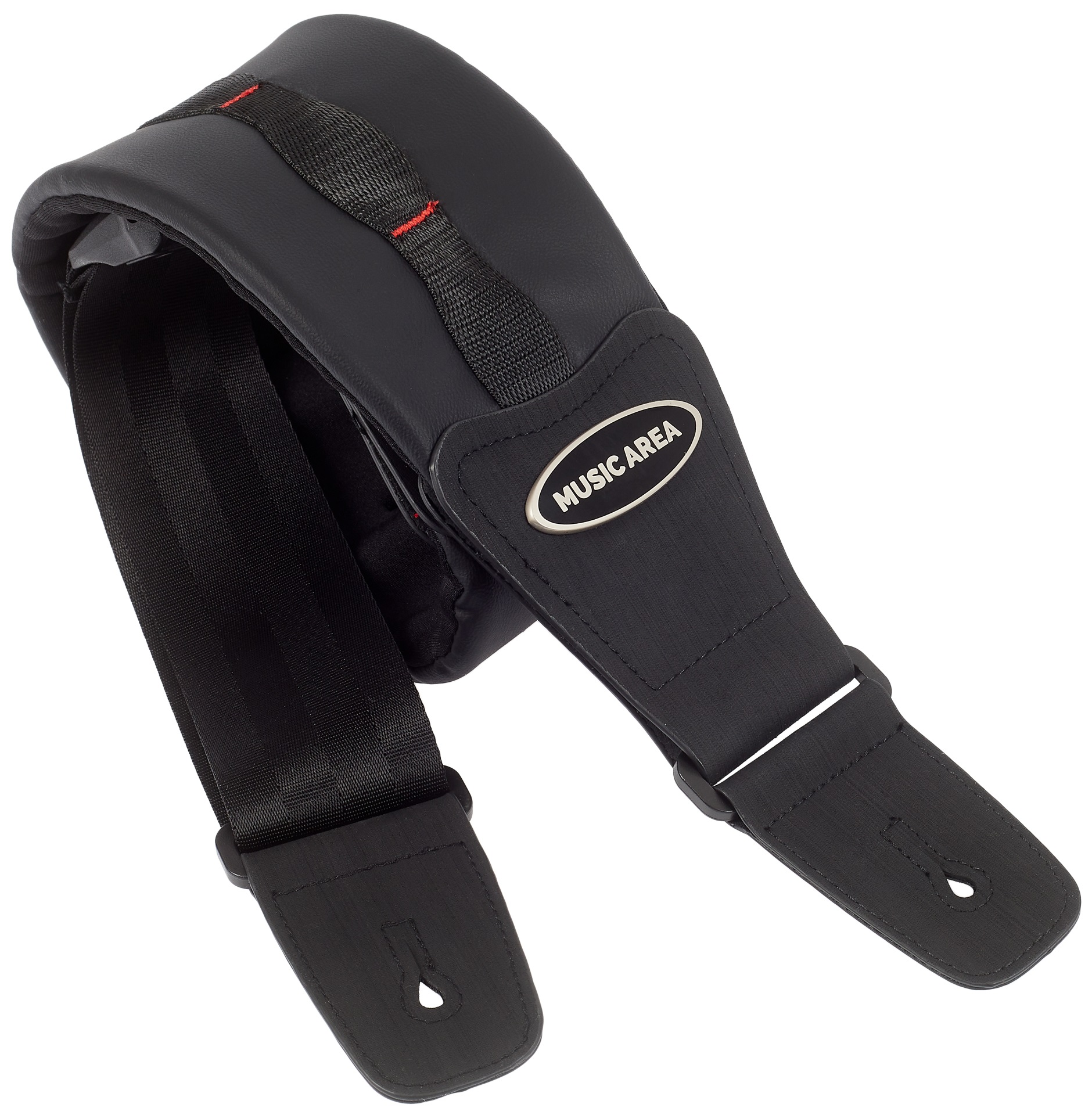 Levně Music Area Strap Black Wide Short