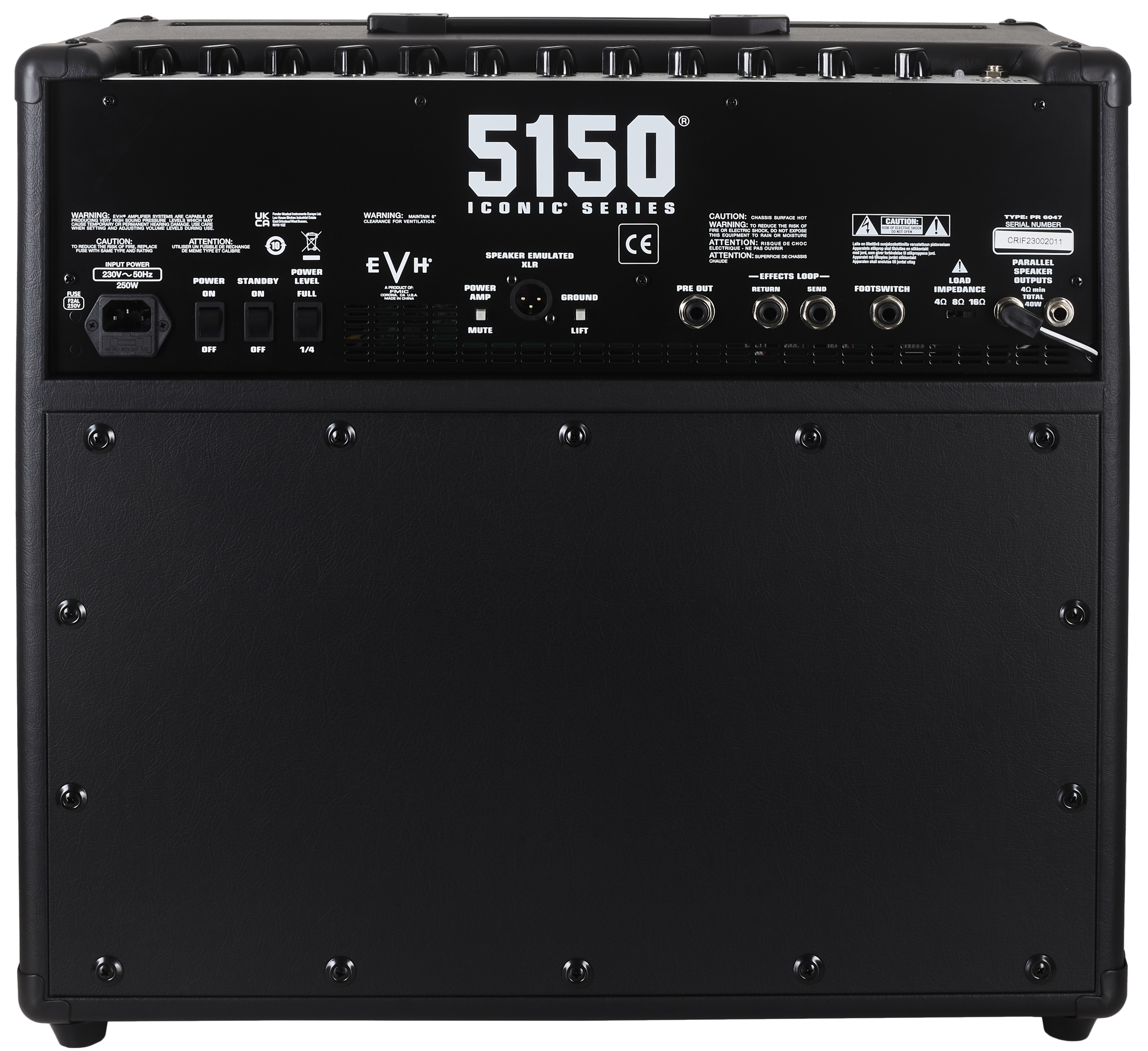 EVH 5150 Iconic 40W 1x12 Combo Black (obrázek 4)