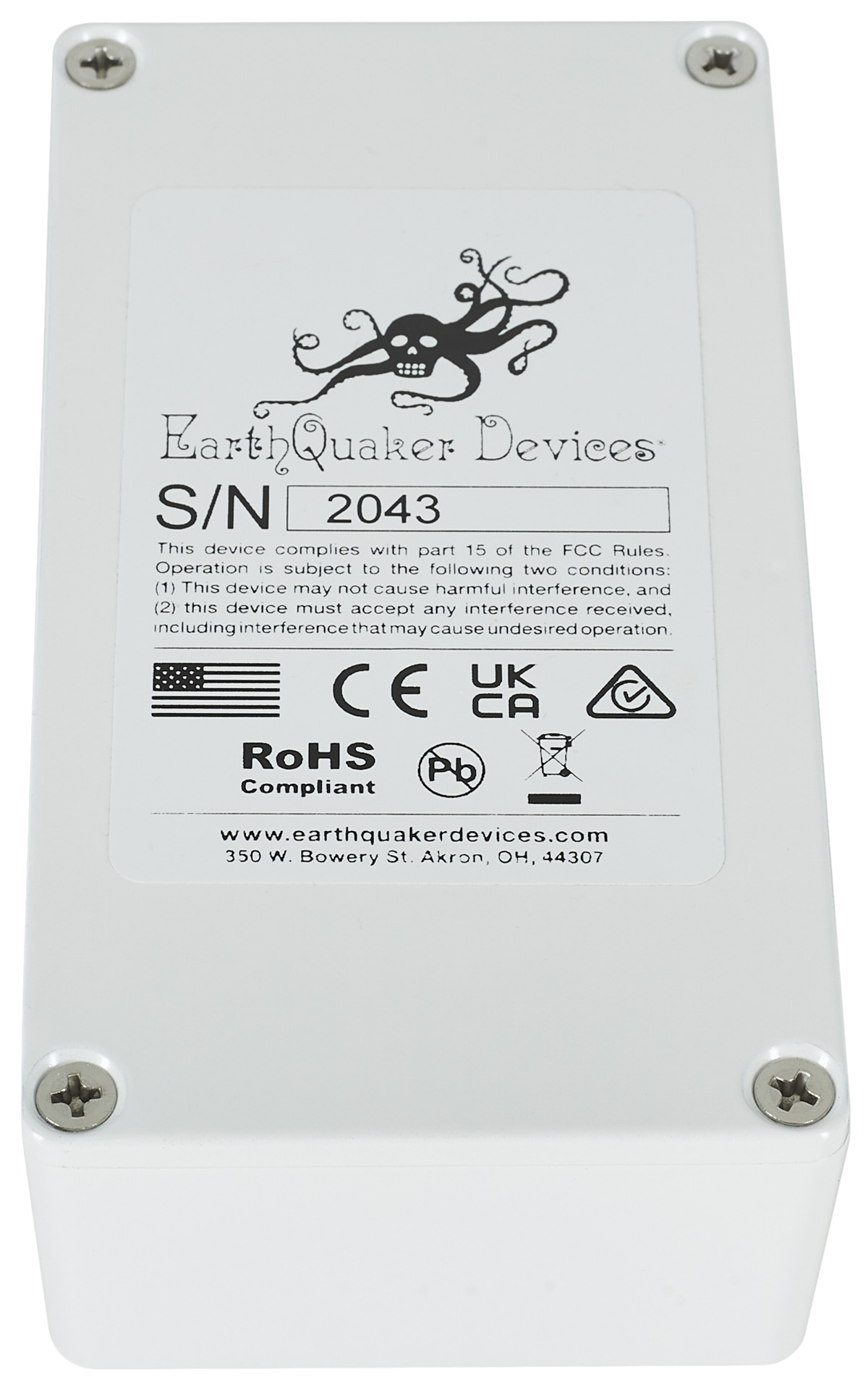 Earthquaker Devices White Light V2 Overdrive LTD (obrázek 5)
