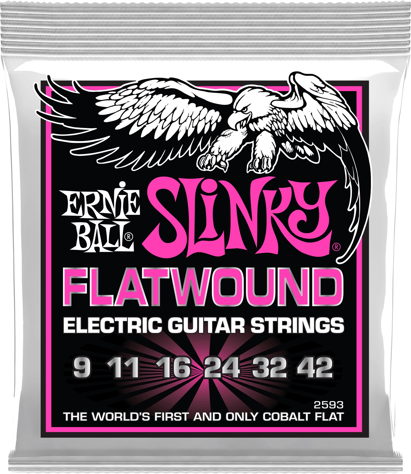 Levně Ernie Ball 2593 Super Slinky Flatwound