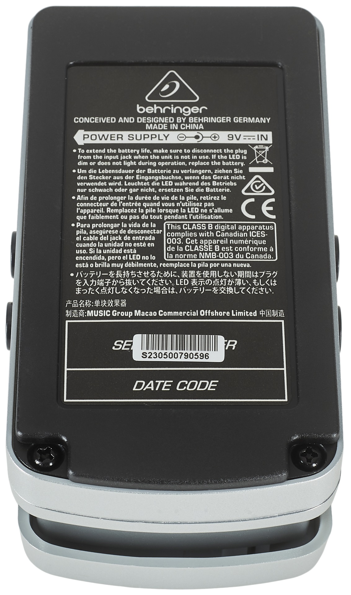 Behringer FX600 (obrázek 6)