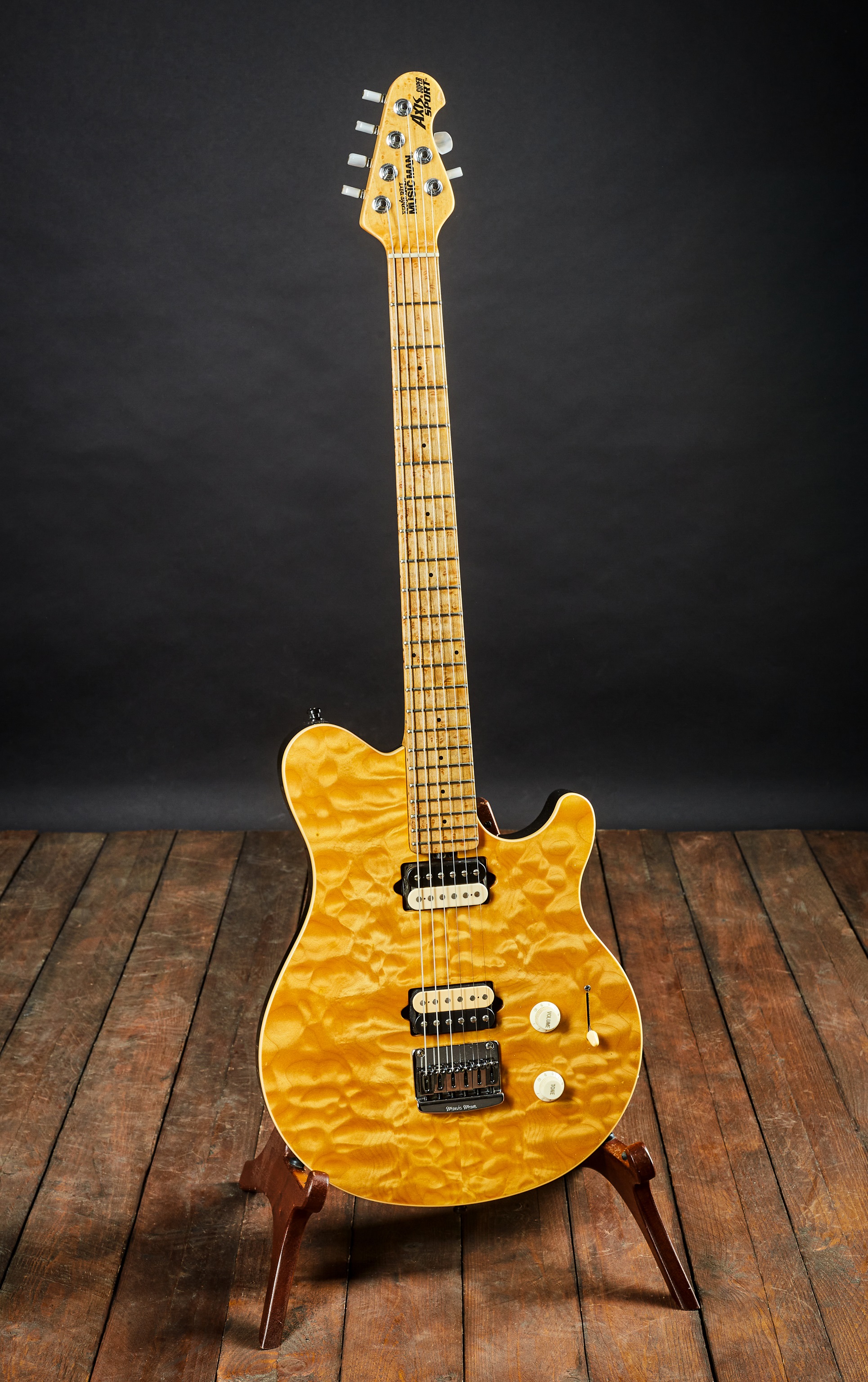 Music Man 1999 Axis Super Sport HH Hardtail Translucent Gold