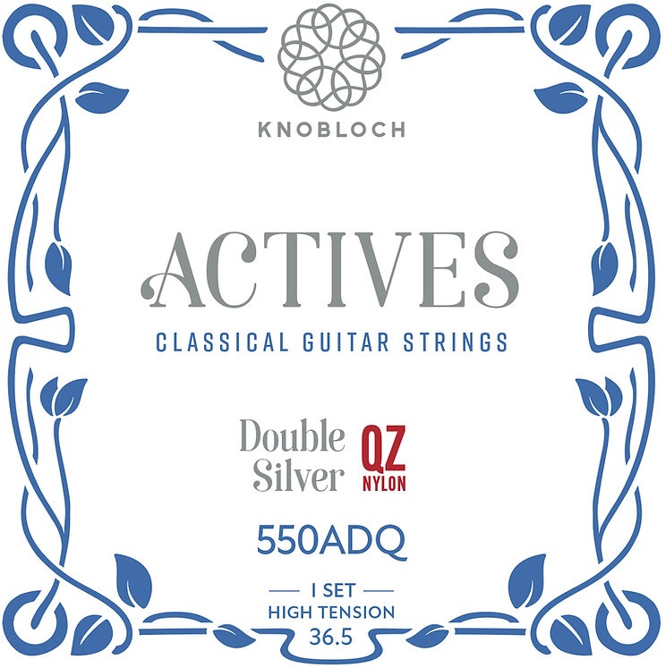Levně Knobloch ACTIVES Double Silver QZ Nylon High 550 Tension 36.5