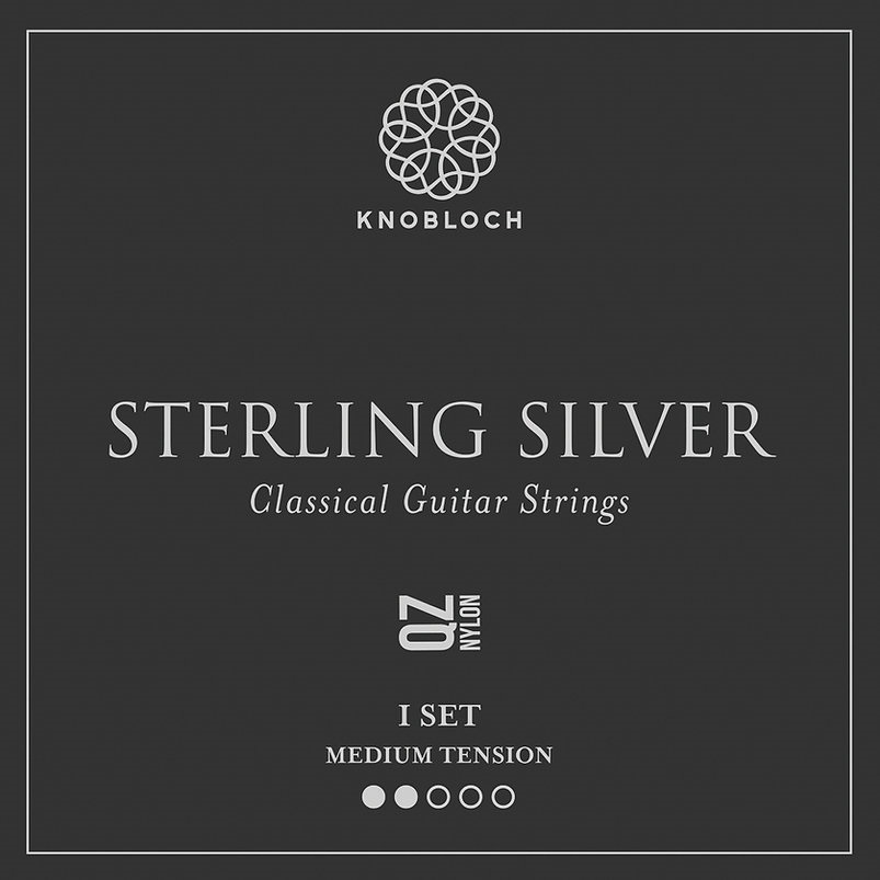 Levně Knobloch STERLING SILVER QZ Nylon Medium Tension 33.5