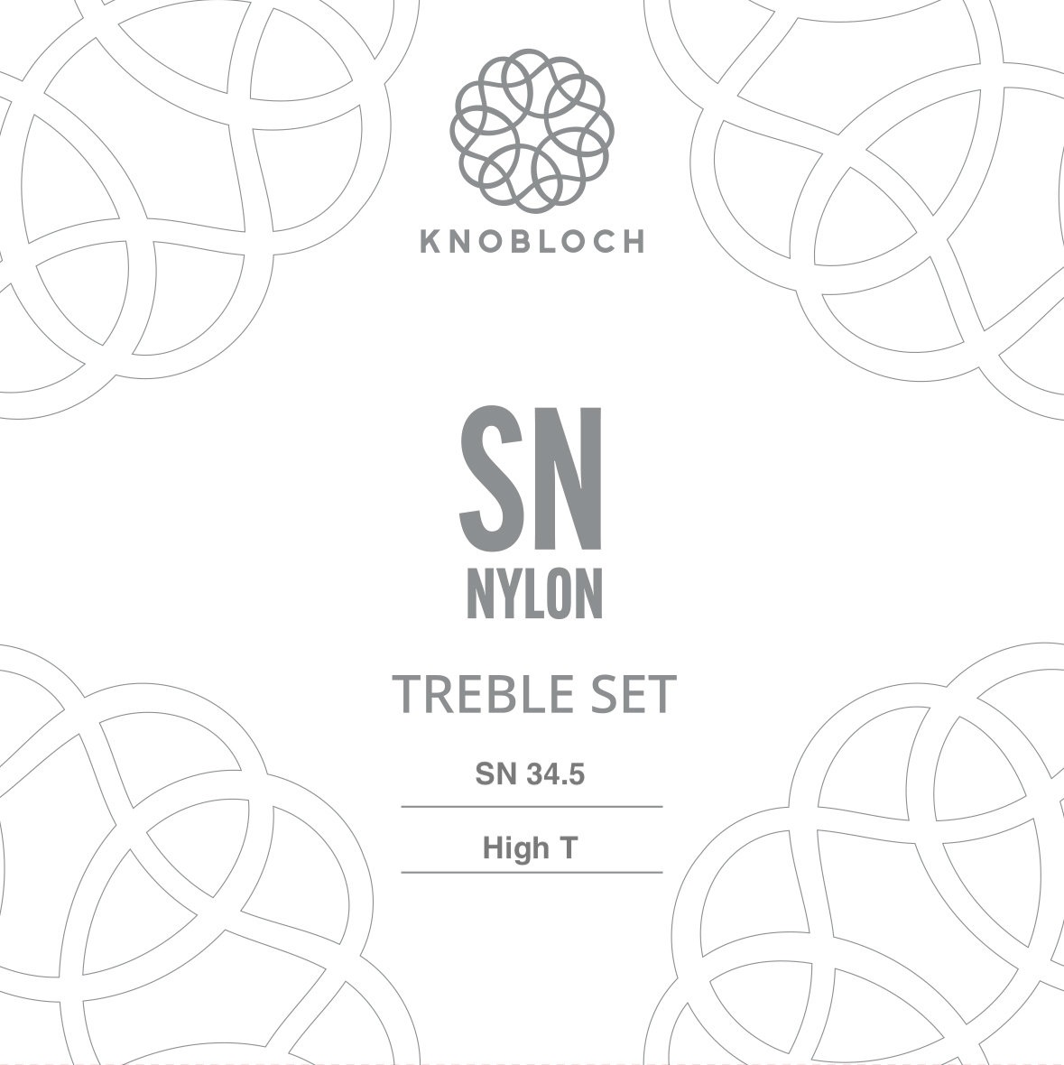 Levně Knobloch ACTIVES SN Nylon Treble Set High Tension 34.5