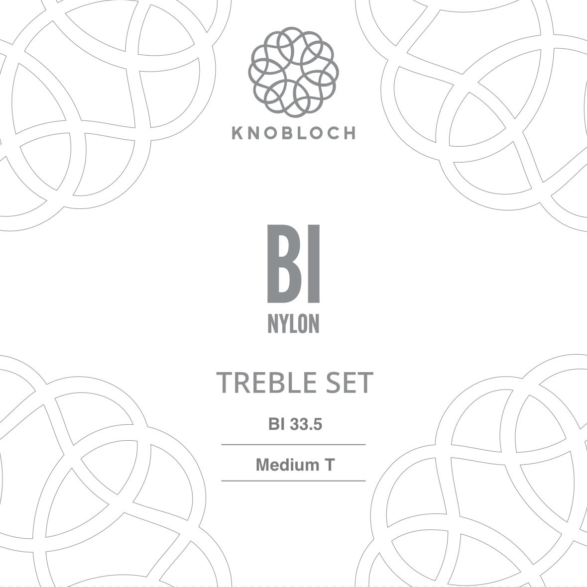 Levně Knobloch BI Nylon Treble Set Medium Tension 33.5